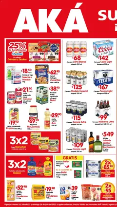 Vista previa de Arteli folleto Aká Superbodegas Foraneas, nuevo folleto de la tienda, válido en México a partir del 24/07/2026