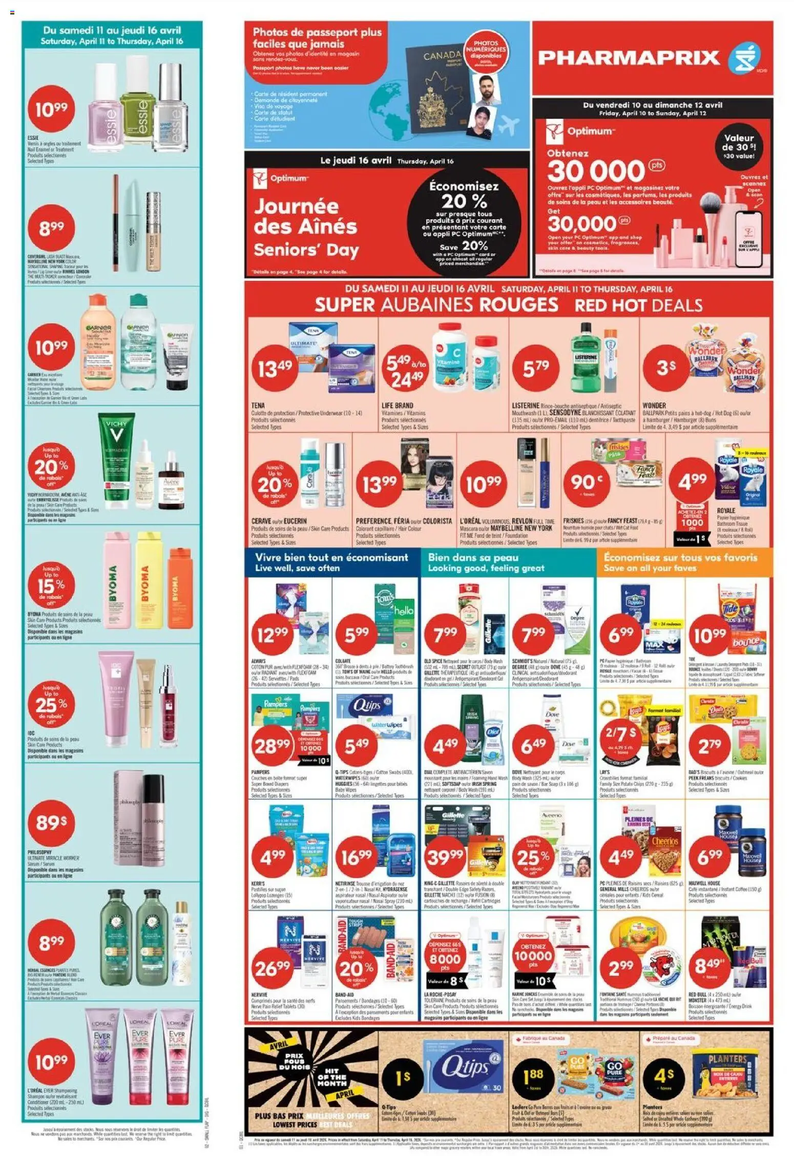 Pharmaprix flyer valid from 10.04.2026 | Page: 4 | Products: PC, Conditioner, Detergent, Coffee