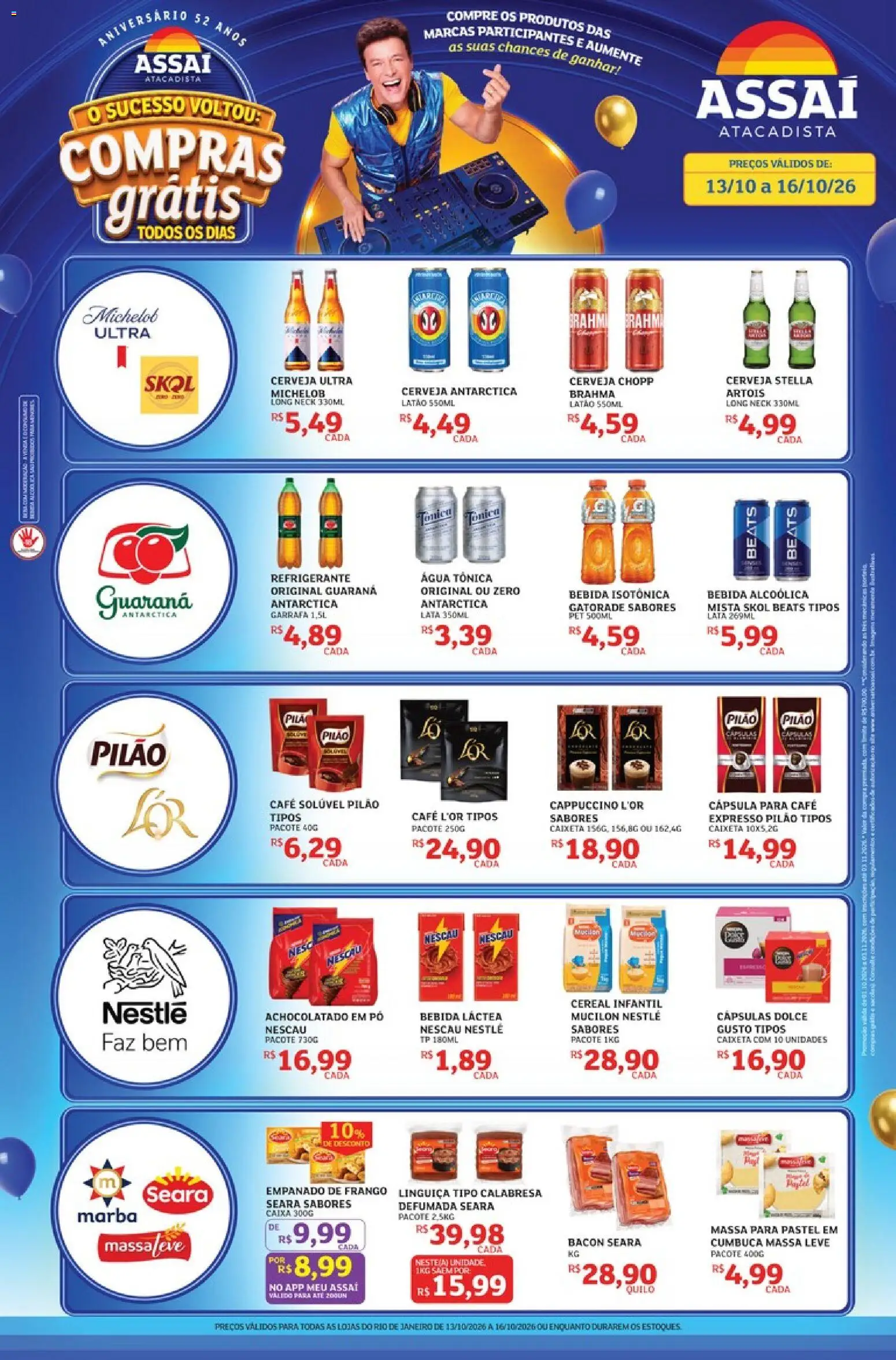Assaí Atacadista Folheto - válido de 13/10/2026 | Página: 1