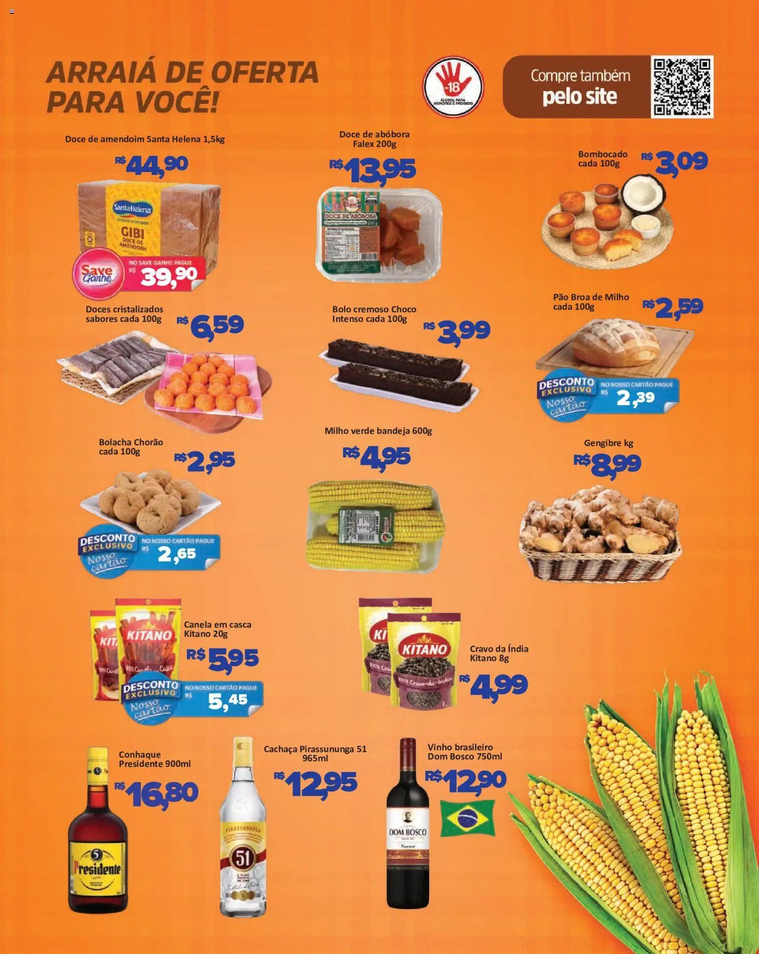 Savegnago Folheto - válido de 24/06/2026 | Página: 13 | Produtos: Cachaça, Conhaque, Vinho, Carne