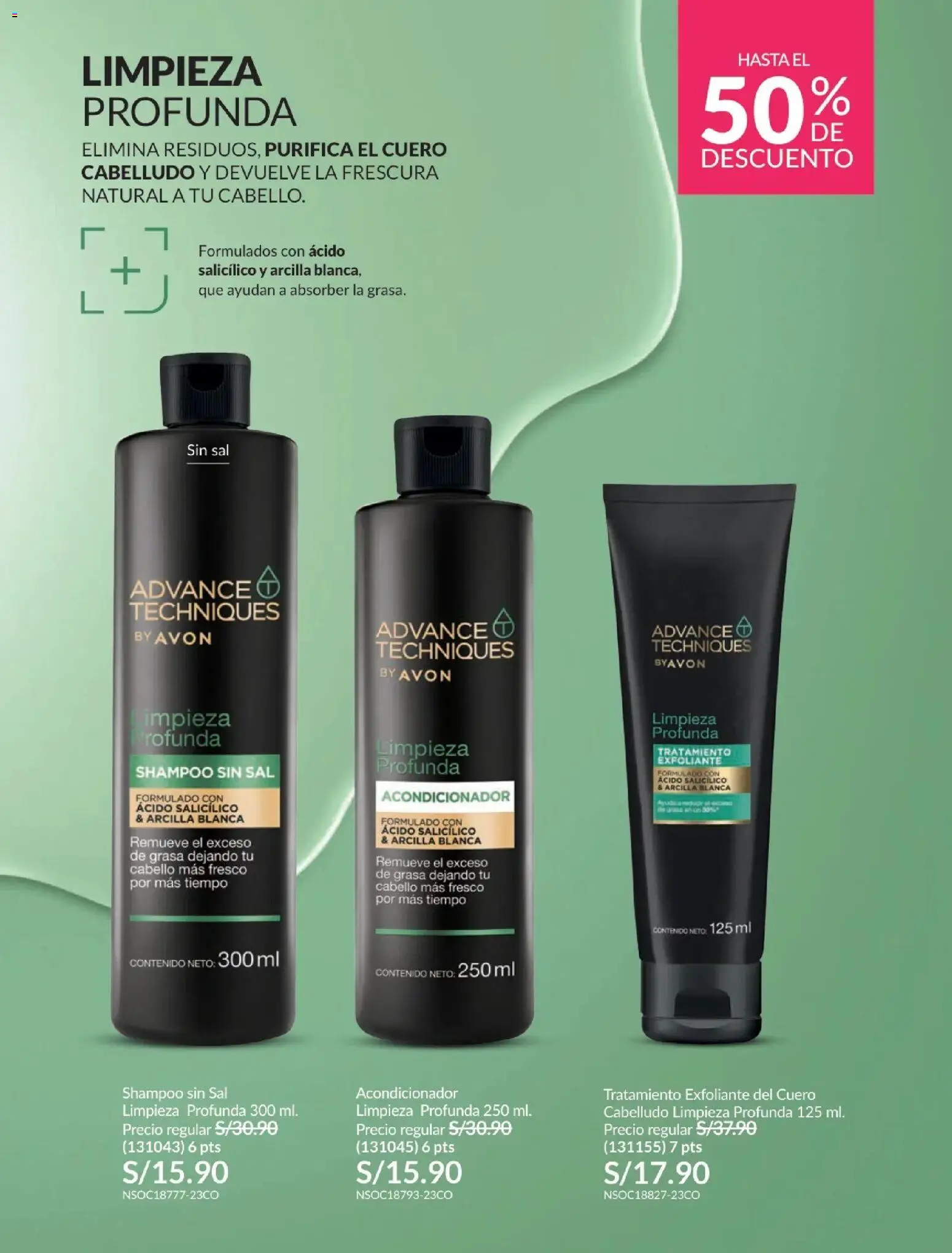 Catálogo Avon válido desde 06.05.2026 | Página: 176 | Productos: Exfoliante, Shampoo, Acondicionador