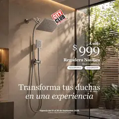 Vista previa de City Club Transforma tus duchas en una experiencia, nuevo folleto de la tienda, válido en México a partir del 01/09/2026