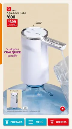 Vista previa de Betterware campaña 6 2026, nuevo folleto de la tienda, válido en México a partir del 01.06.2026 | Página: 42 | Productos: Agua, Cable