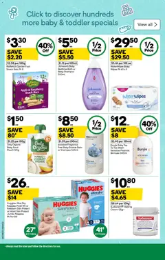 Preview of Woolworths catalogue NSW - valid from 01/07/2026 | Page: 32 | Products: Yoghurt, Nappies, Cream, Raspberry