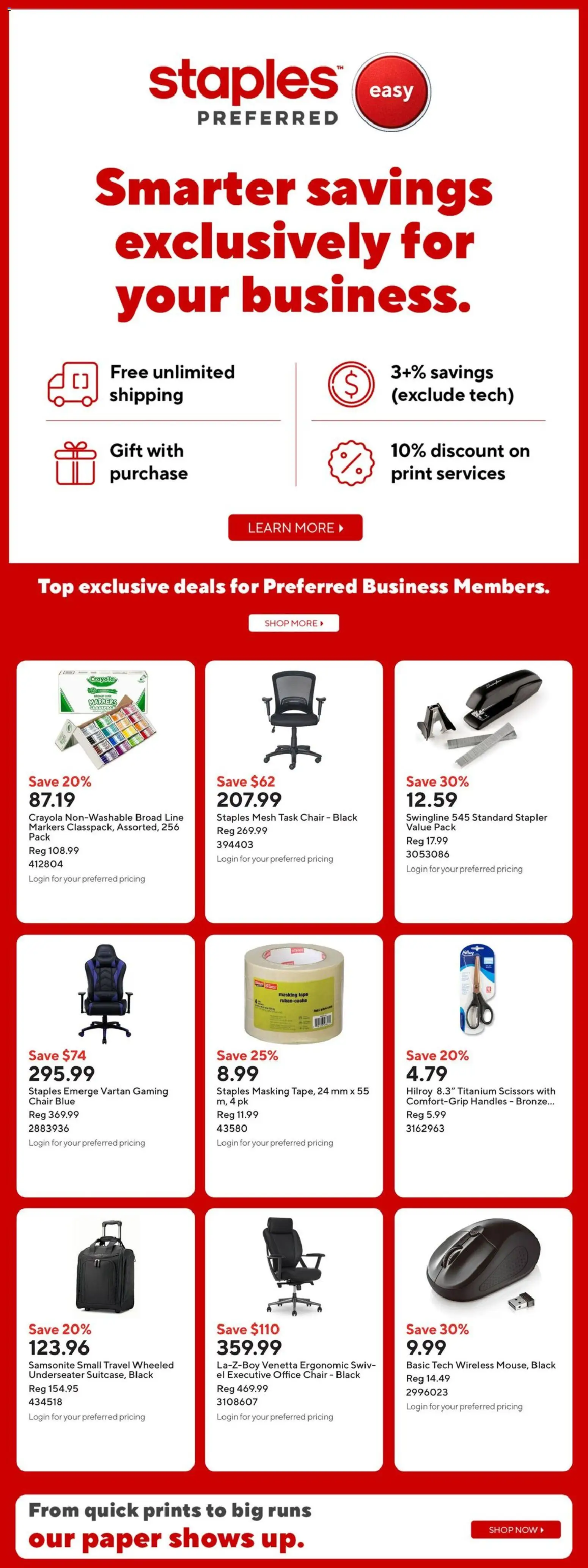 Staples flyer valid from Aug 14, 2026 | Page: 16