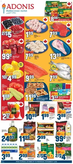 Preview of Adonis weekly flyer from shop Adonis valid from Oct 29, 2026