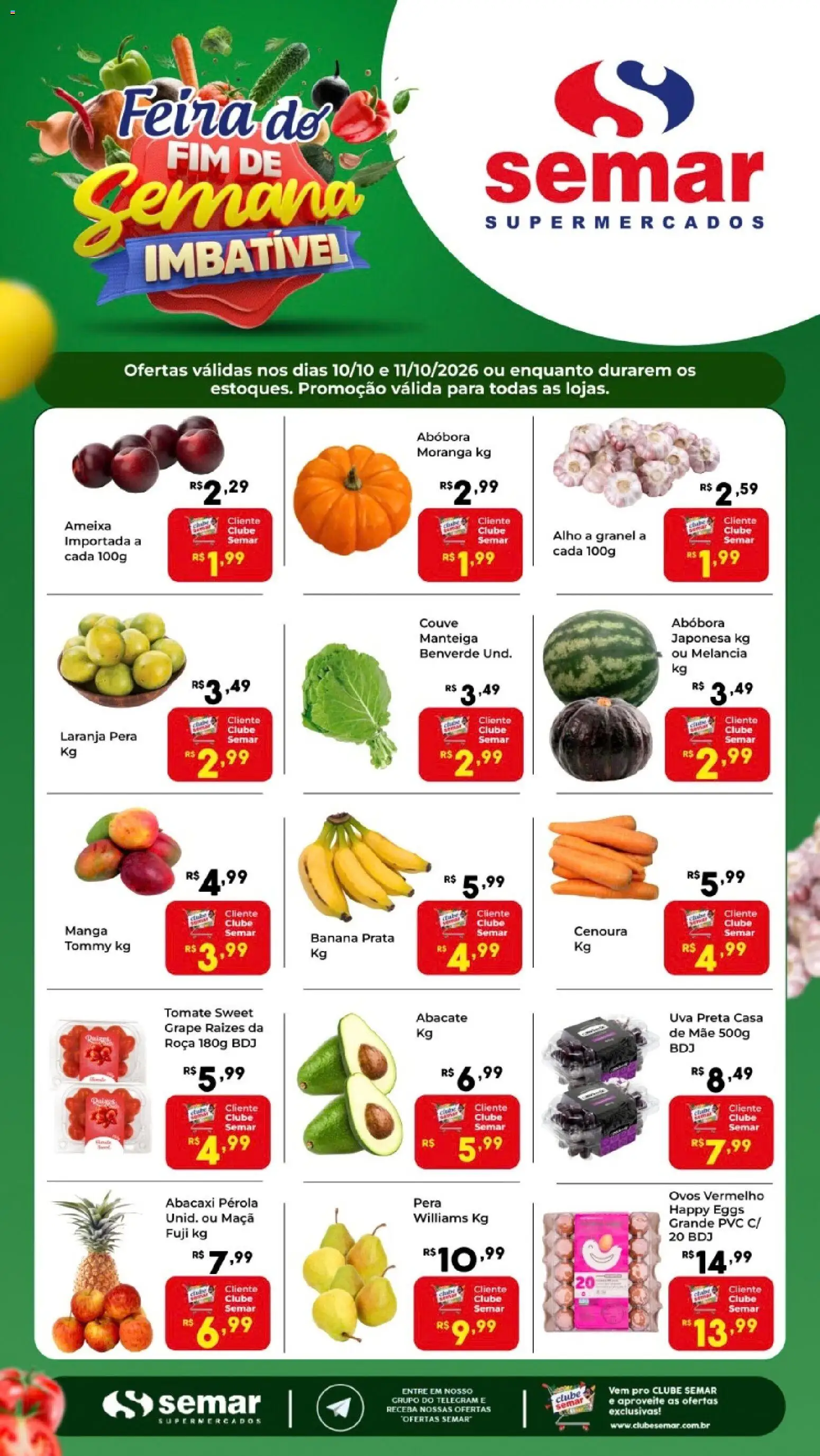 Semar Supermercado Folheto - válido de 10/10/2026 | Página: 1