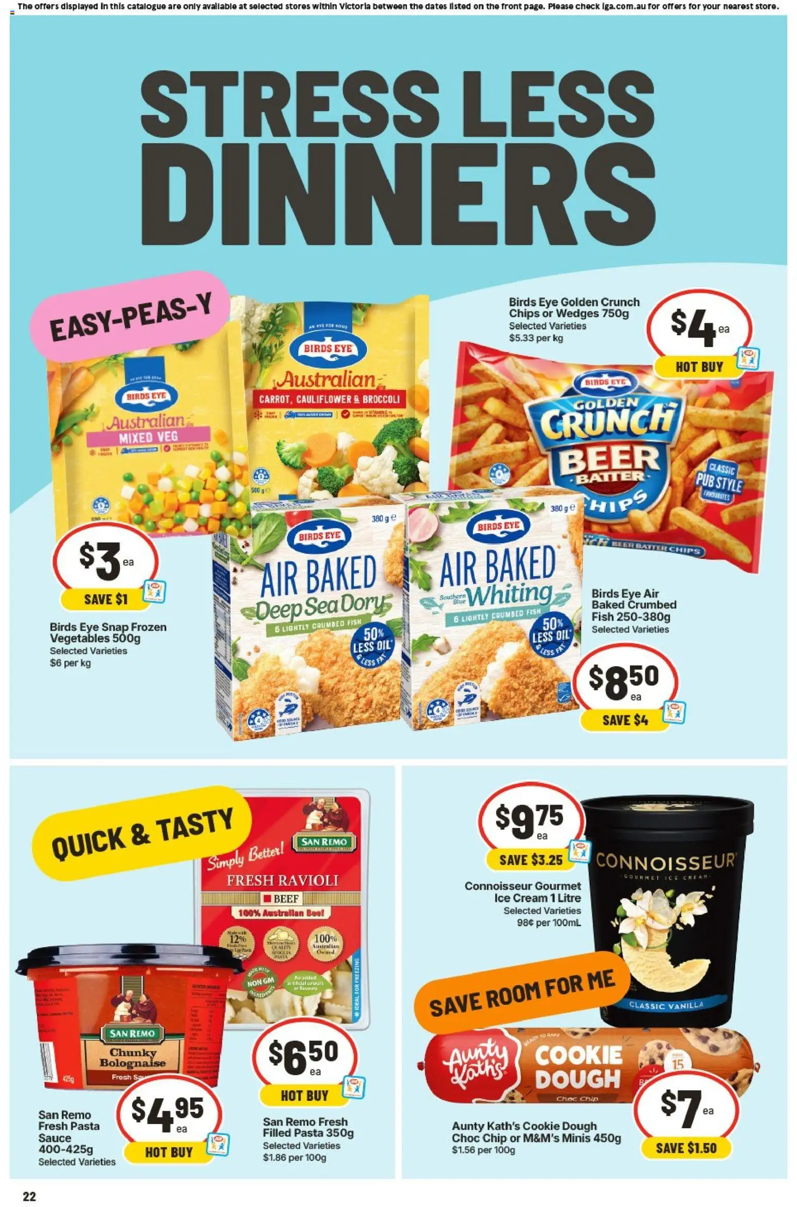 IGA catalogue - valid from 17.06.2026 | Page: 19 | Products: Beer, Chips, Cream, Vegetables