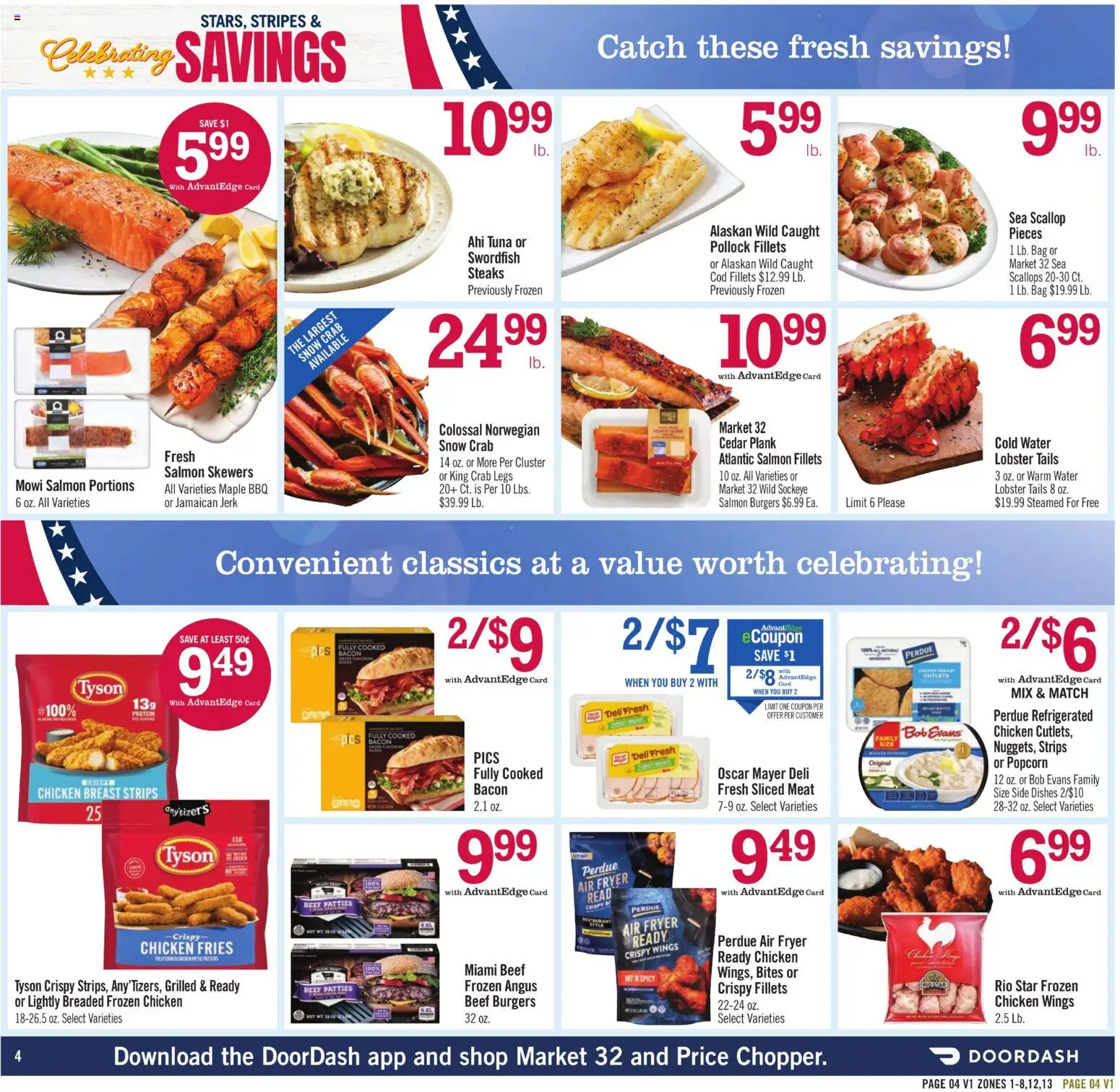 Price Chopper - Weekly Ad - valid from 07/05/2026 | Page: 4 | Products: Fryer, Beef, Water, Bag