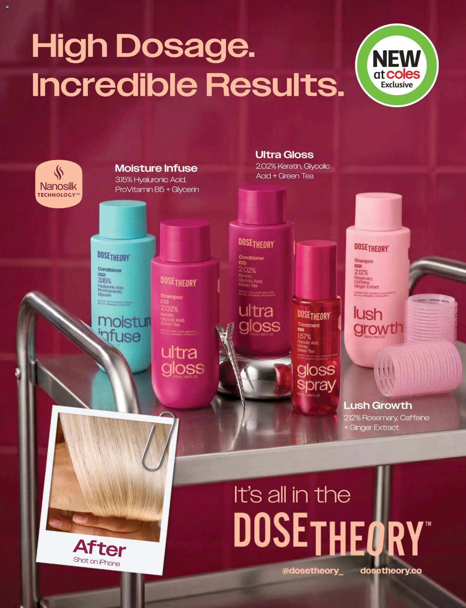 Coles catalogue - valid from 01/07/2026 | Page: 13 | Products: Shampoo, Ginger, Tea, Treatment