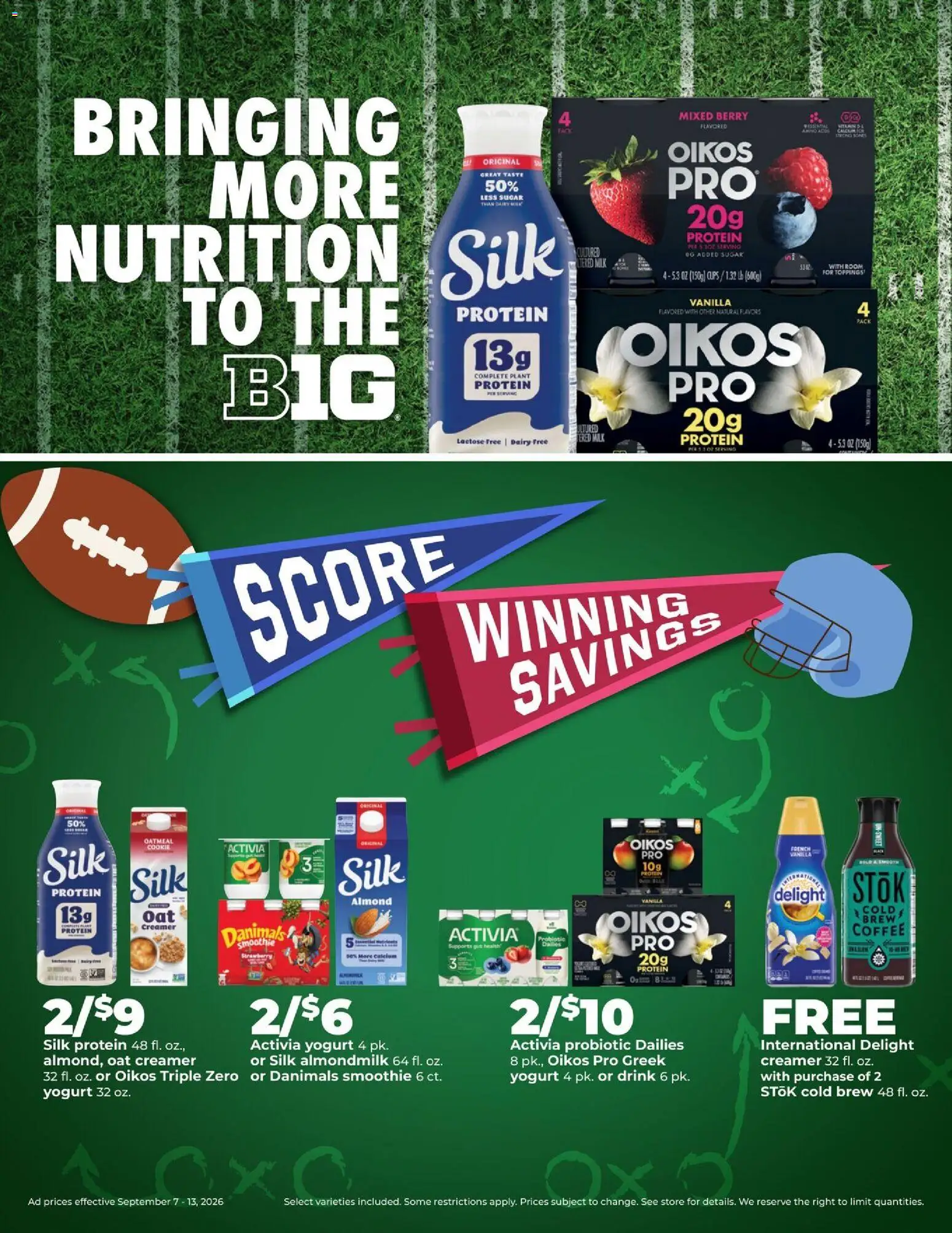 HyVee Weekly Ad - valid from 09/07/2026 | Page: 31 | Products: Milk, Coffee, Protein, Oatmeal