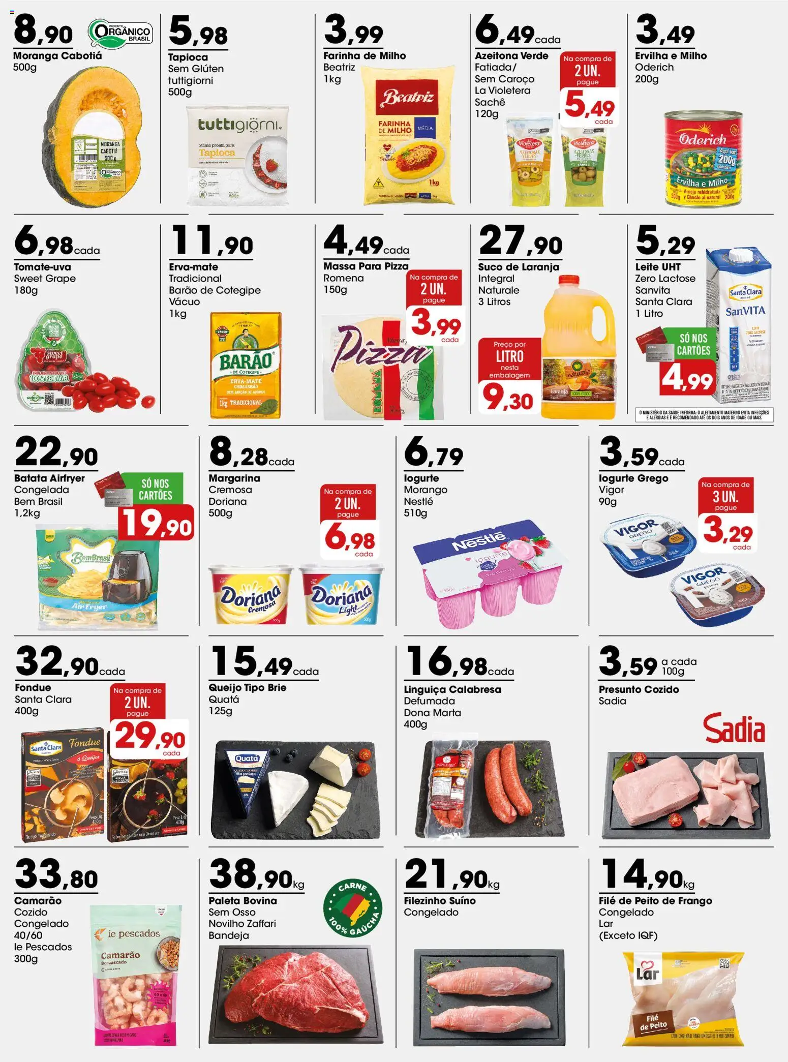 Zaffari Folheto - válido de 08.06.2026 | Página: 2 | Produtos: Ervilha, Leite, Queijo, Iogurte