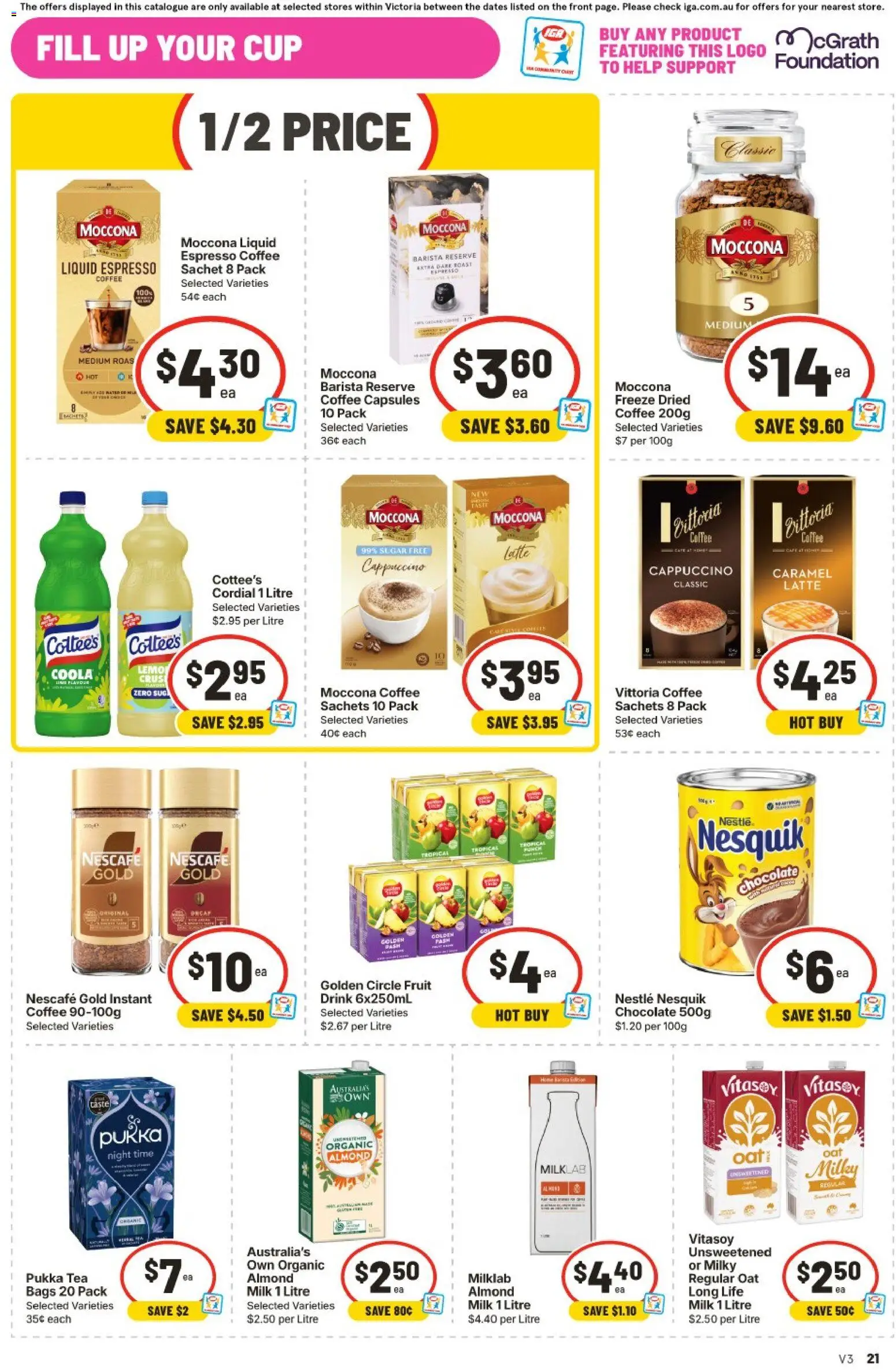 IGA catalogue - valid from 16/09/2026 | Page: 23 | Products: Coffee, Chocolate, Lime, Fruit
