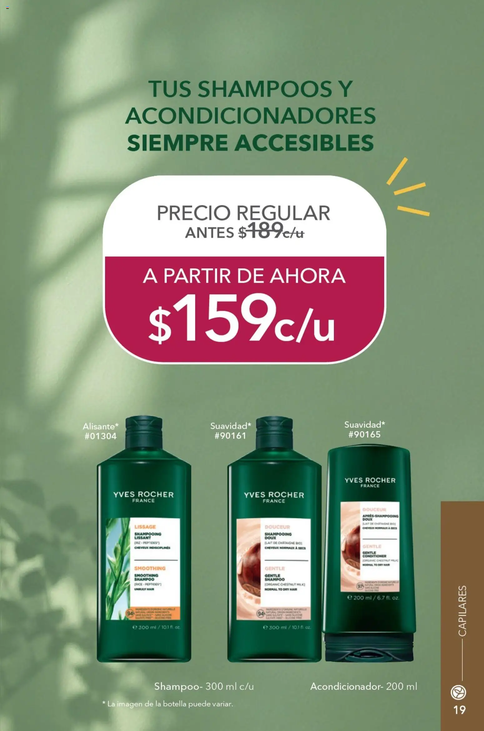 Nuevas ofertas de Yves Rocher válidas en toda la República Mexicana desde el 04/08/2026. ¡Encuentra las mejores ofertas en Yves Rocher campaña 11 2026! | Página: 21 | Productos: Botella, Acondicionador