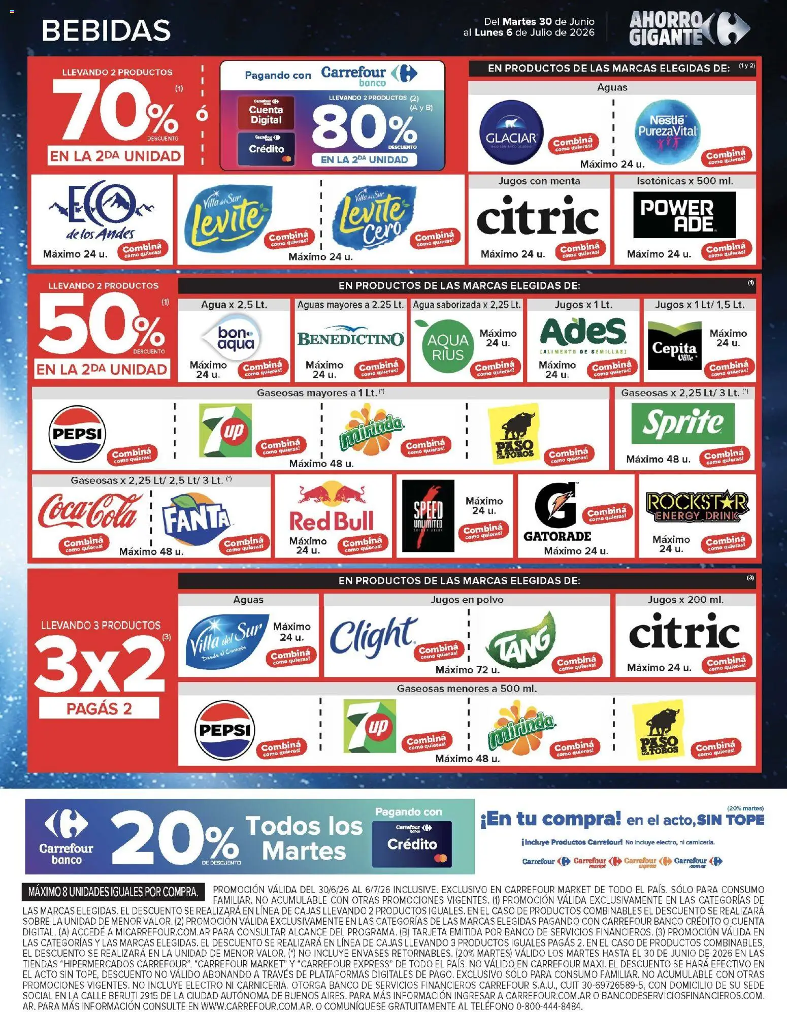 Carrefour Market catálogo │ válido desde el 30/06/2026 | Página: 15 | Productos: Sobre, Polvo, Agua, Semillas