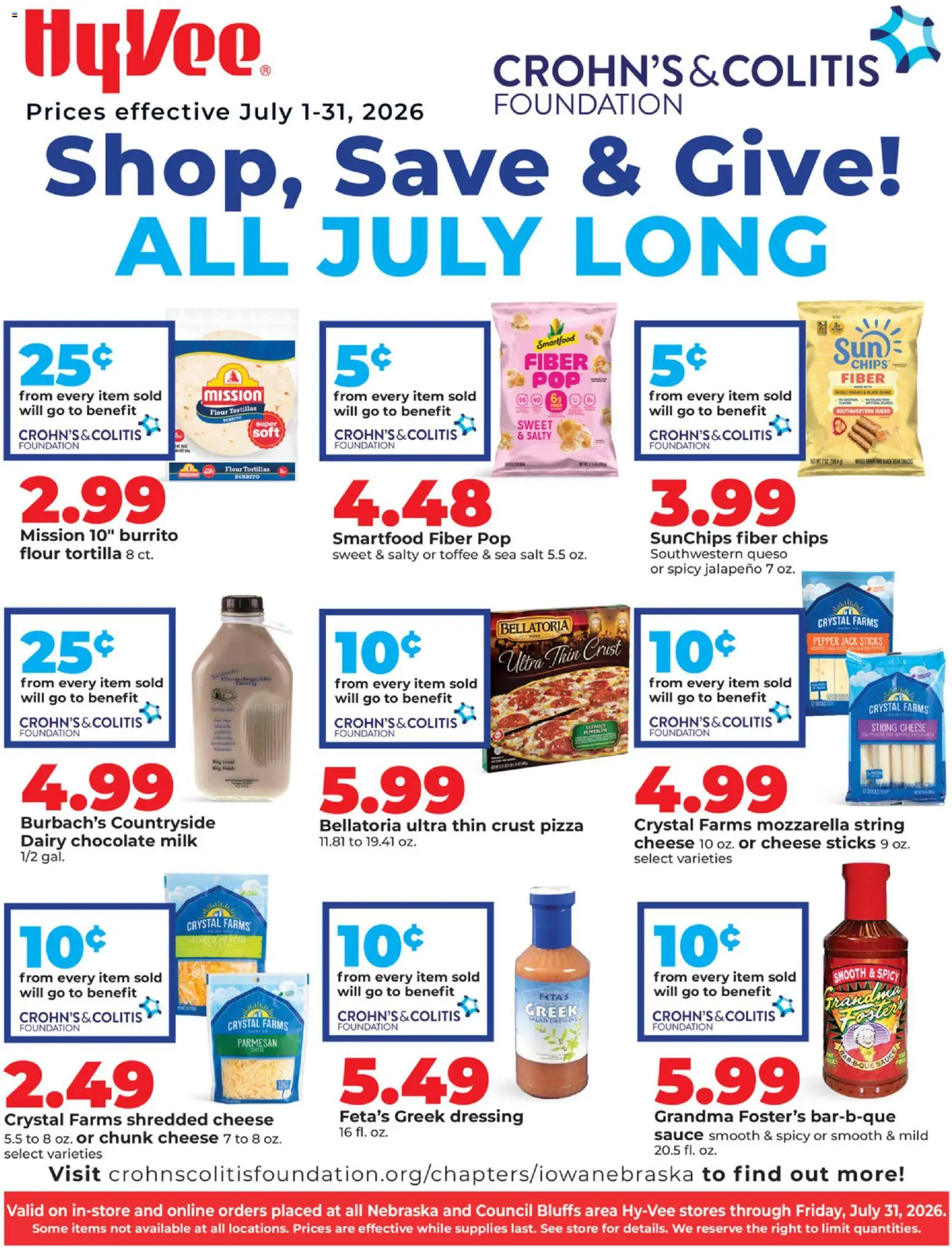 HyVee CCF Flyer - valid from 07/01/2026 | Page: 1