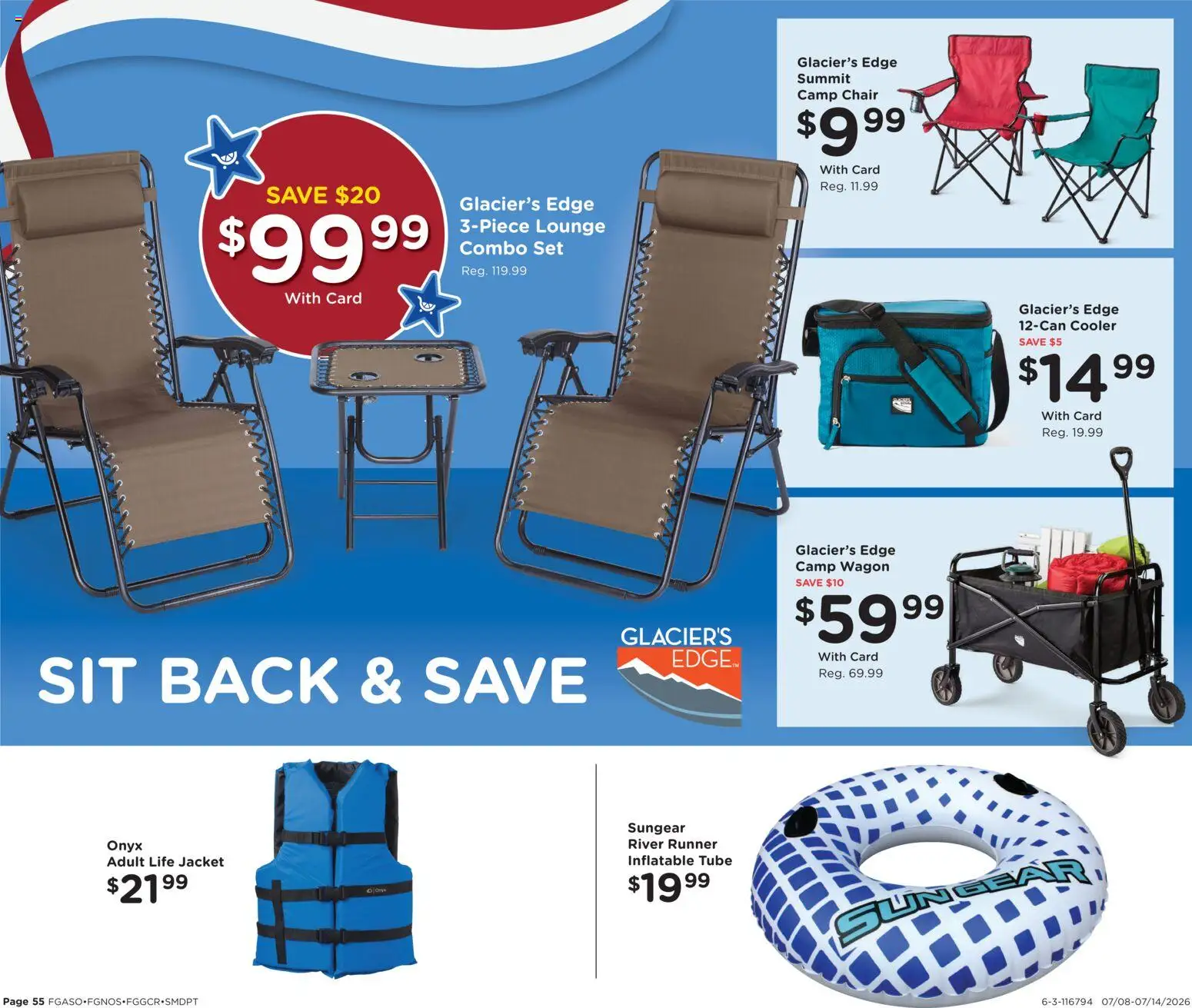 Fred Meyer Home & Apparel - valid from 07/08/2026 | Page: 5 | Products: Chair, Life Jacket, Jacket