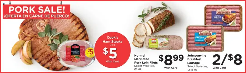 Preview of Ralphs weekly ads valid from 07/08/2026 | Page: 11 | Products: Ham, Pork, Sausage