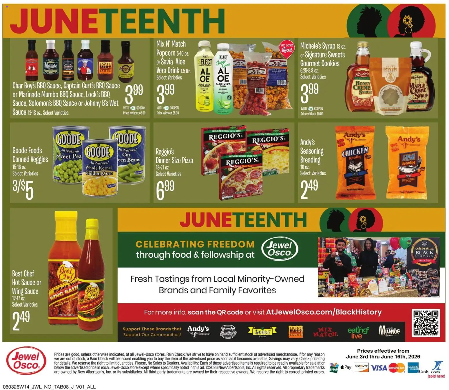 Jewel Osco Specialty&Local - valid from 03.06.2026 | Page: 8 | Products: Butter, Aloe Vera, Cookies, Sauce