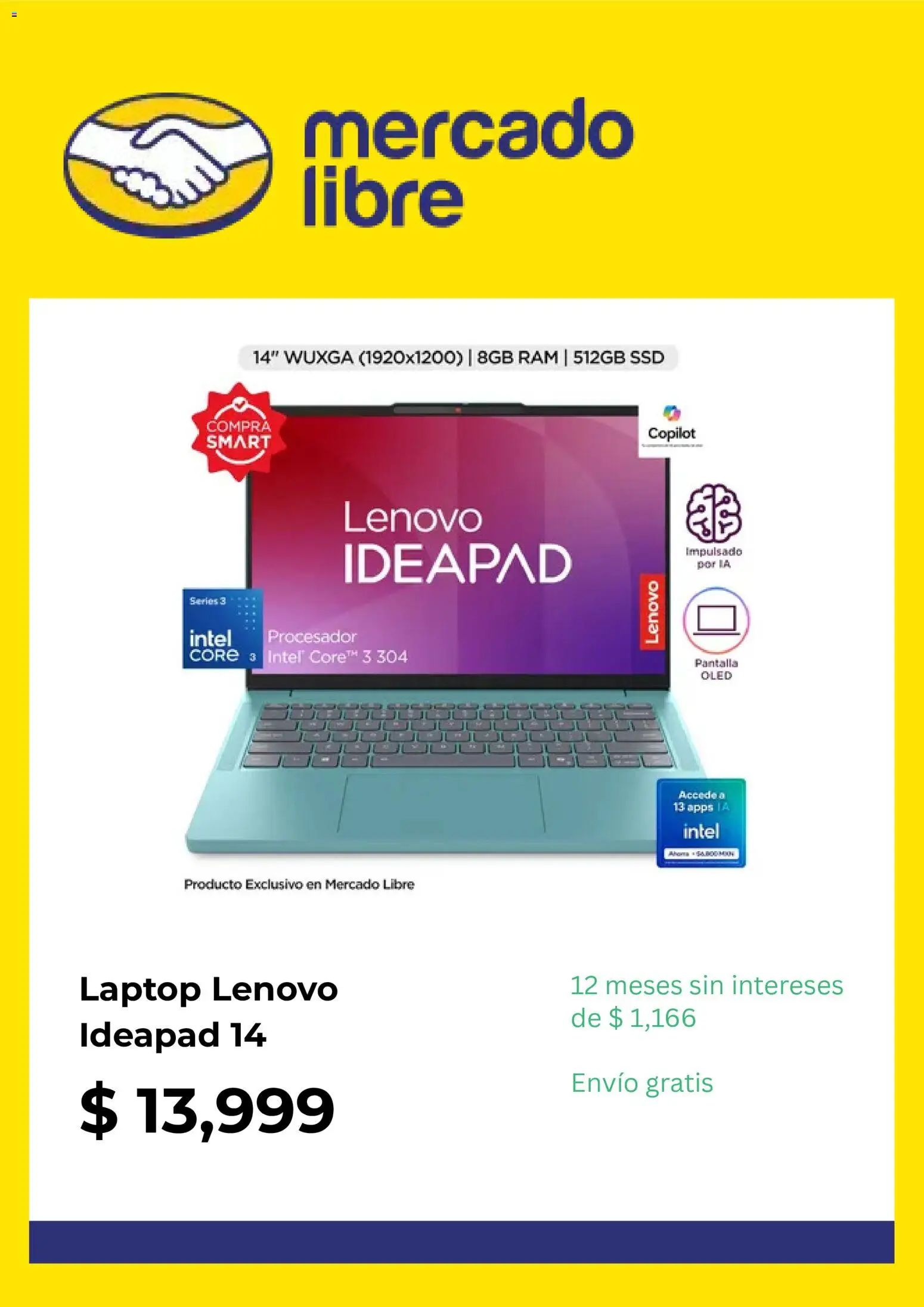 Nuevas ofertas de Mercado Libre válidas en toda la República Mexicana desde el 30/09/2026. ¡Encuentra las mejores ofertas en Mercado Libre catálogo! | Página: 5 | Productos: Laptop