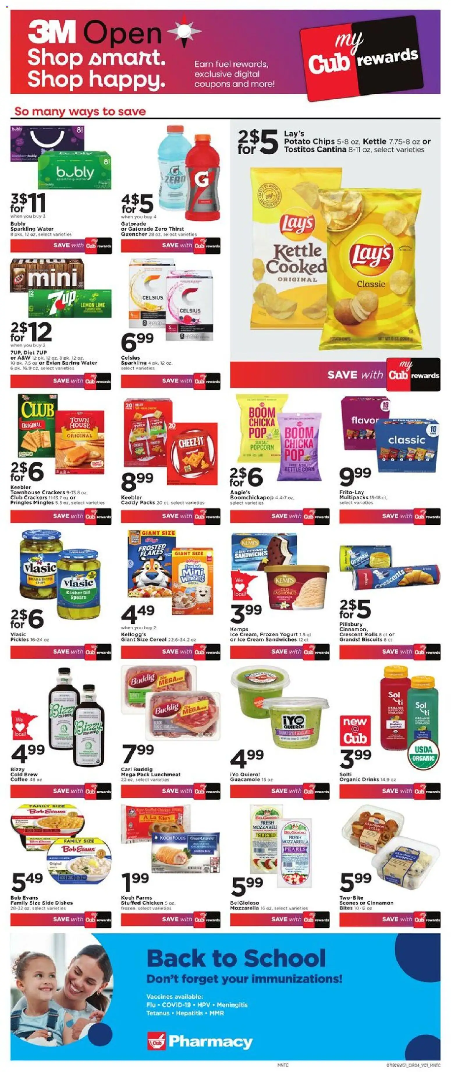 Cub Foods Weekly Ad - valid from 07/19/2026 | Page: 8 | Products: Corn, Cream, Lemon, Kettle