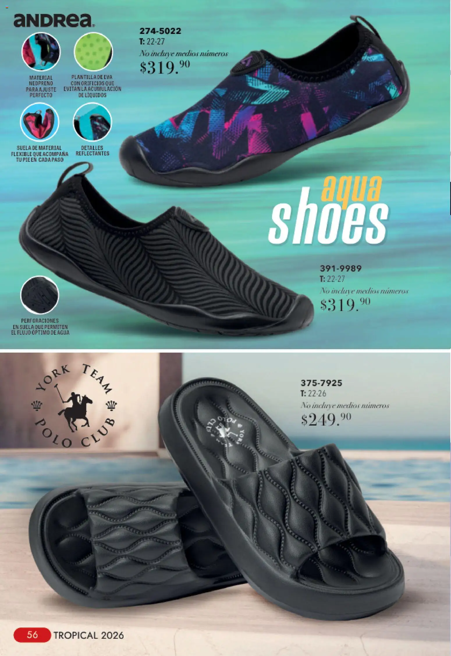 Nuevas ofertas de Andrea válidas en toda la República Mexicana desde el 23/08/2026. ¡Encuentra las mejores ofertas en Andrea catálogo Tropical! | Página: 56