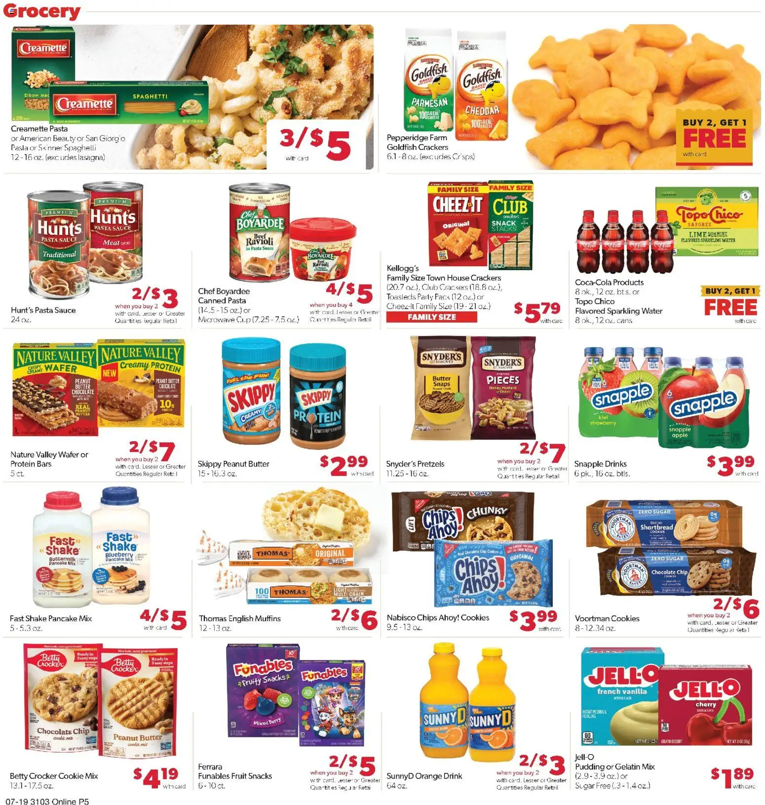 Family Fare Weekly Ad - ND - valid from 07/19/2026 | Page: 10 | Products: Microwave, Chips, Kiwi, Water