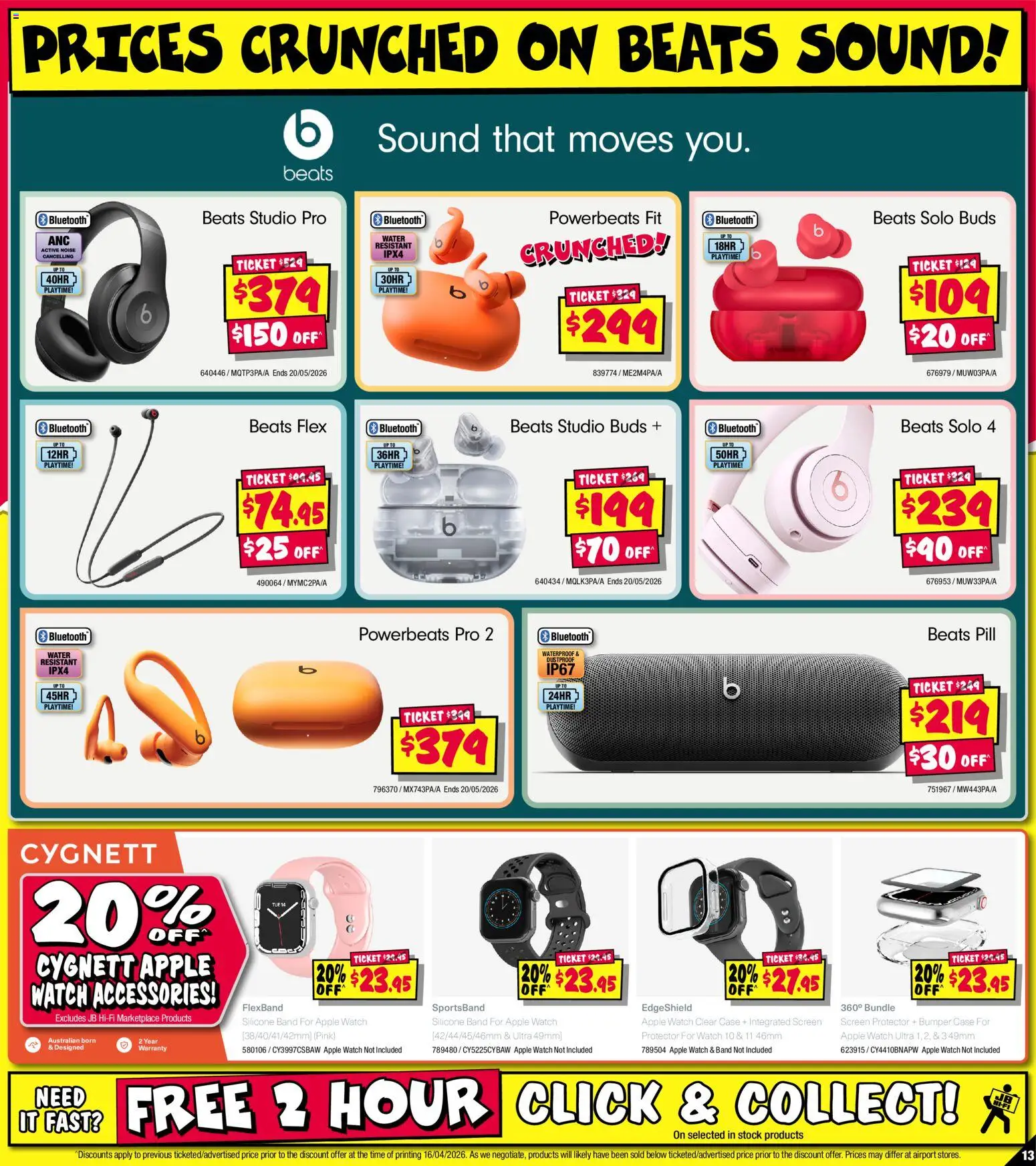 JB Hi-Fi catalogue - valid from 30.04.2026 | Page: 13 | Products: Water, Accessories, Case, Screen