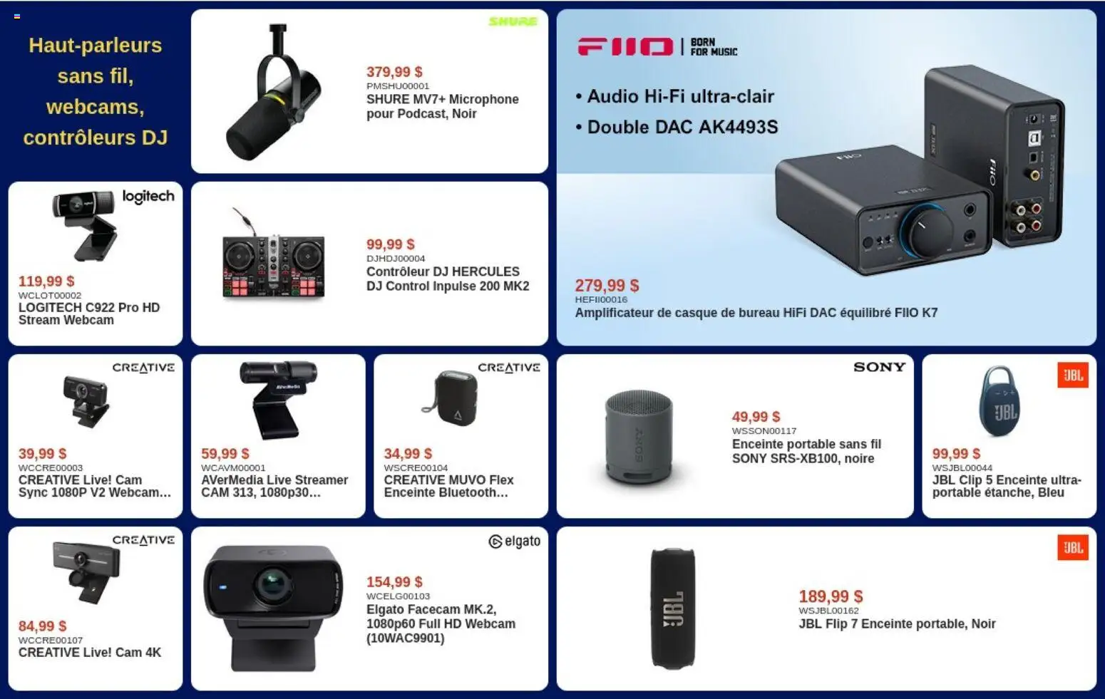Canada Computers flyer valid from Oct 2, 2026 | Page: 10 | Products: Audio, Microphone