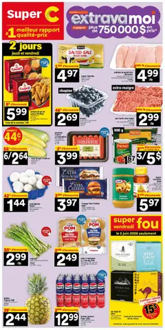 Preview of Super C weekly flyer / circulaire from shop Super C valid from 04.06.2026