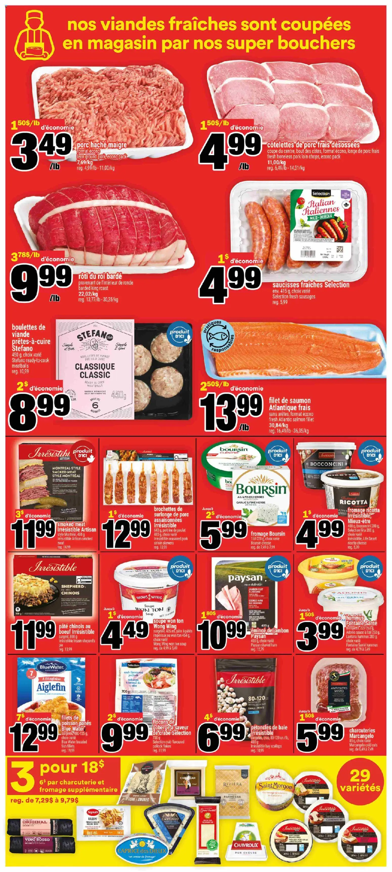 Super C flyer valid from Oct 1, 2026 | Page: 6 | Products: Fish, Water, Meat, Cheddar