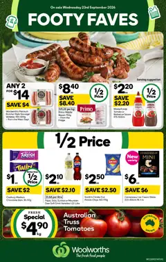 Preview of Woolworths catalogue TN - valid from 23/09/2026