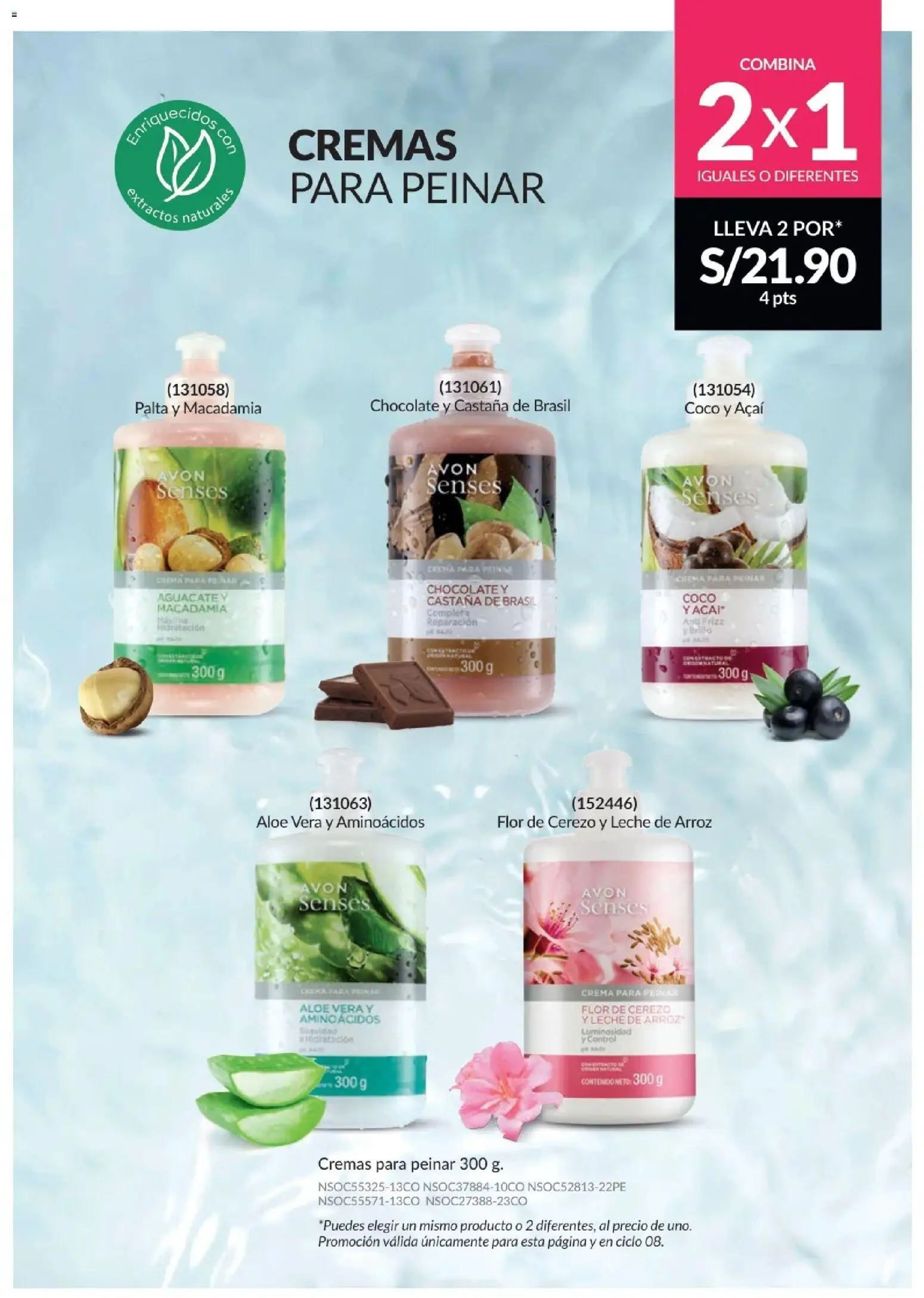 Catálogo Avon válido desde 06.05.2026 | Página: 180 | Productos: Leche, Chocolate, Arroz, Crema