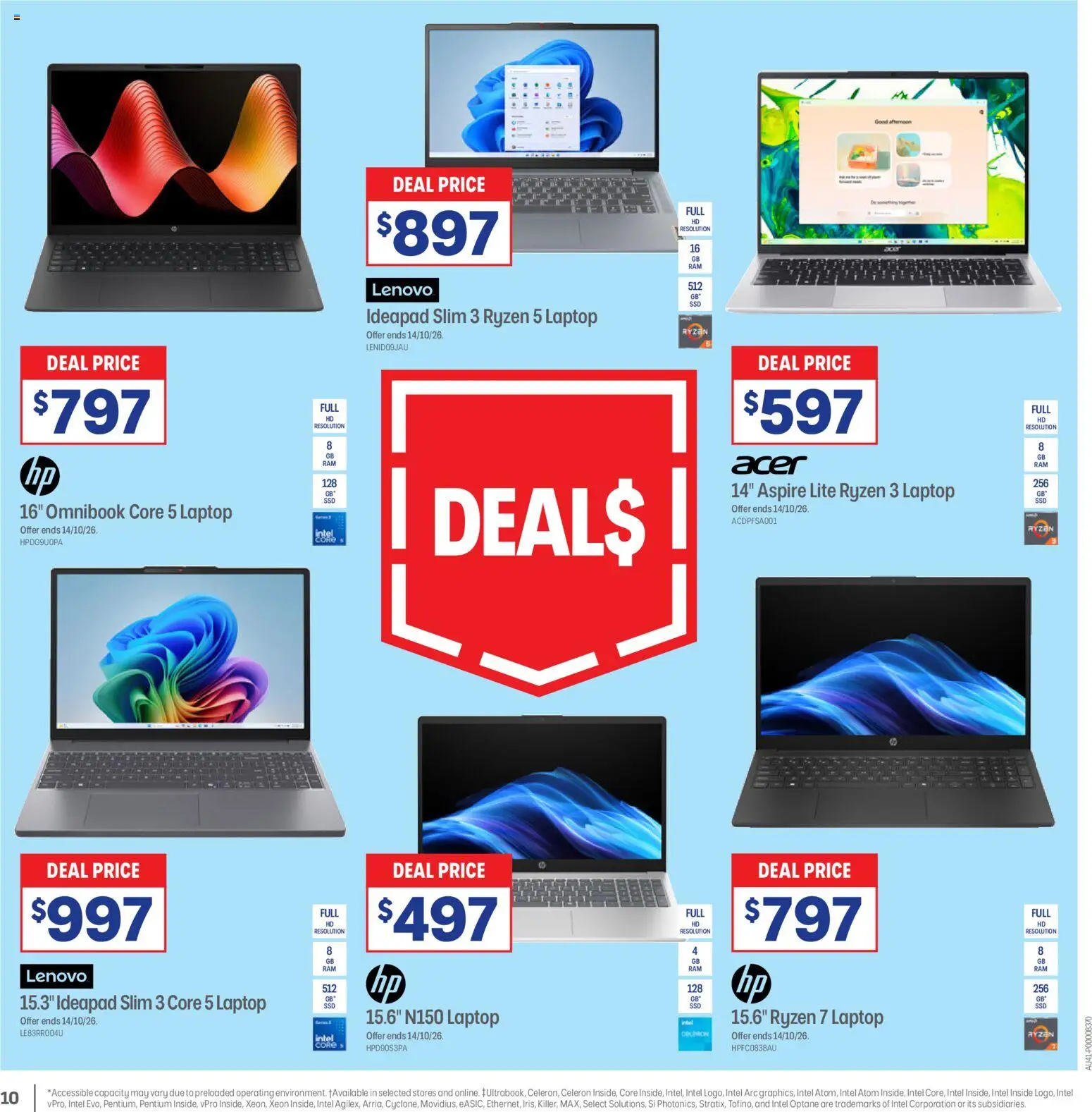 Officeworks catalogue - valid from 01/10/2026 | Page: 10 | Products: Laptop