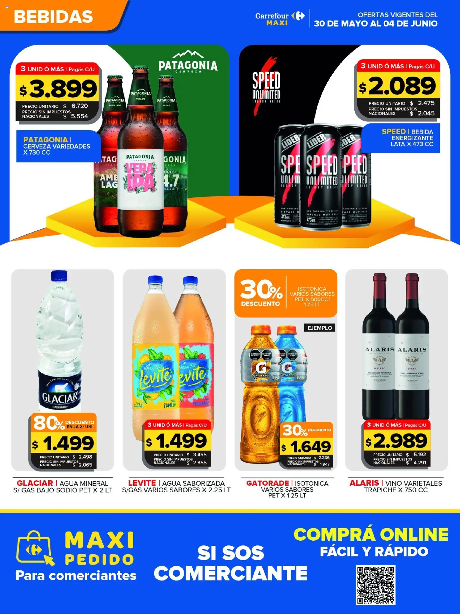 Carrefour Maxi catálogo │ válido desde el 30.05.2026 | Página: 2 | Productos: Agua, Pomelo, Vino, Agua saborizada