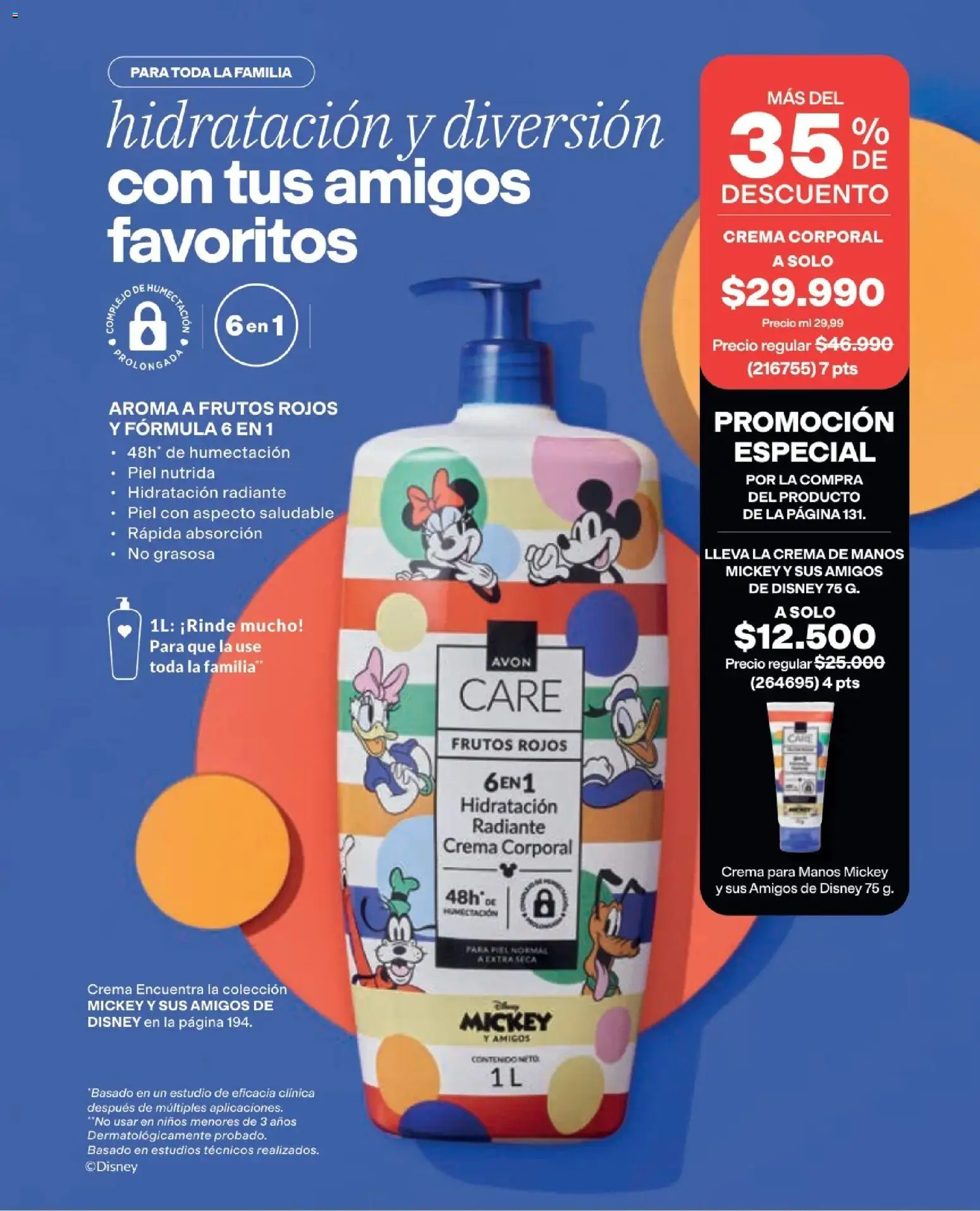 Avon revista - valida desde el 16/08/2026 | Página: 135 | Productos: Crema, Crema para manos, Frutos rojos, Crema de manos