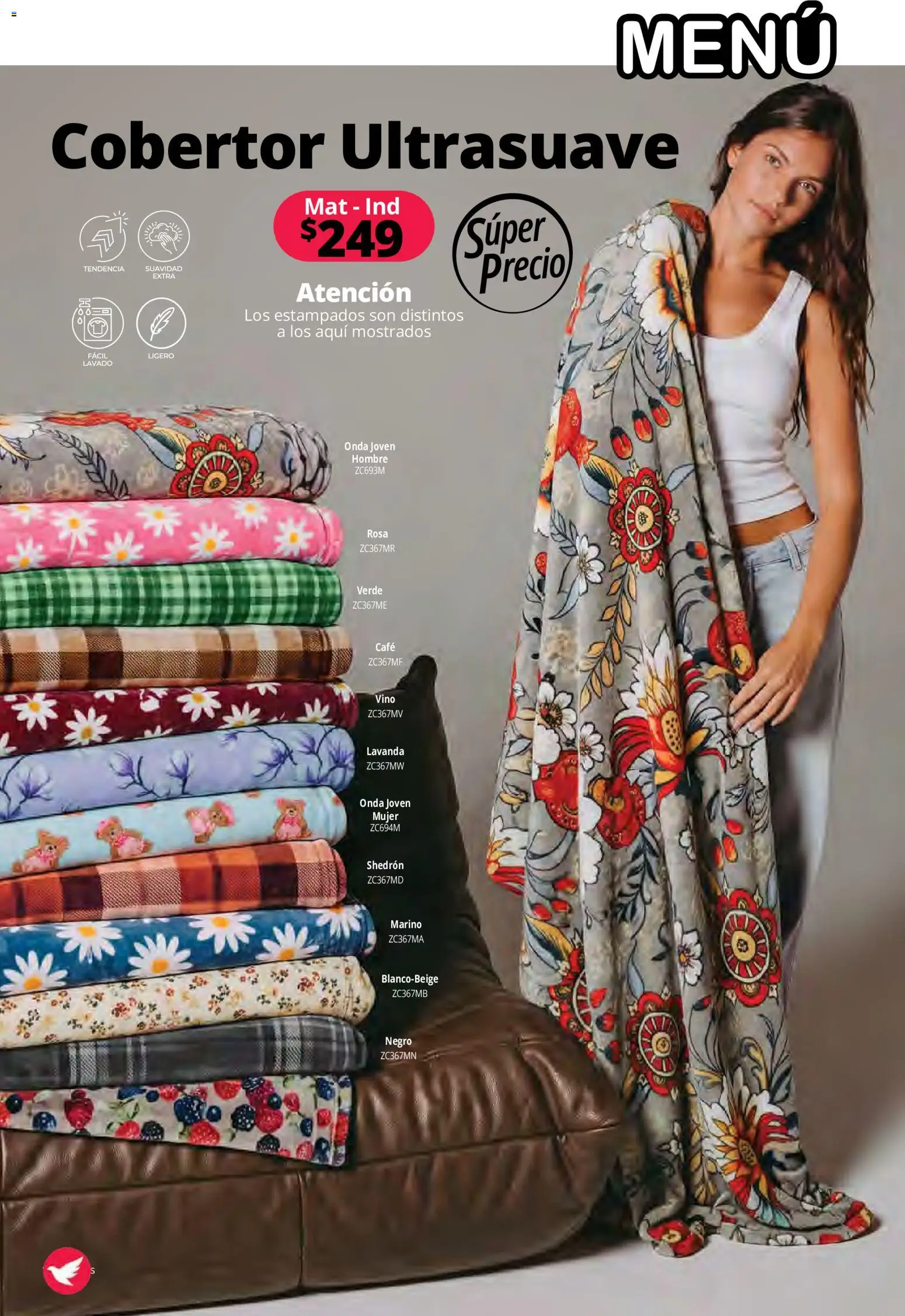 Nuevas ofertas de Colchas Concord válidas en toda la República Mexicana desde el 15/10/2026. ¡Encuentra las mejores ofertas en Colchas Concord catálogo! | Página: 199