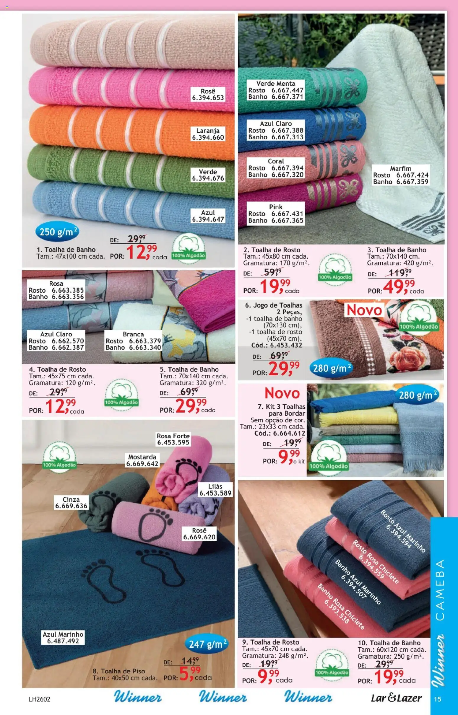 Quatro Estações Folheto - válido de 01/10/2026 | Página: 17 | Produtos: Mostarda, Piso, Toalha de banho, Algodão
