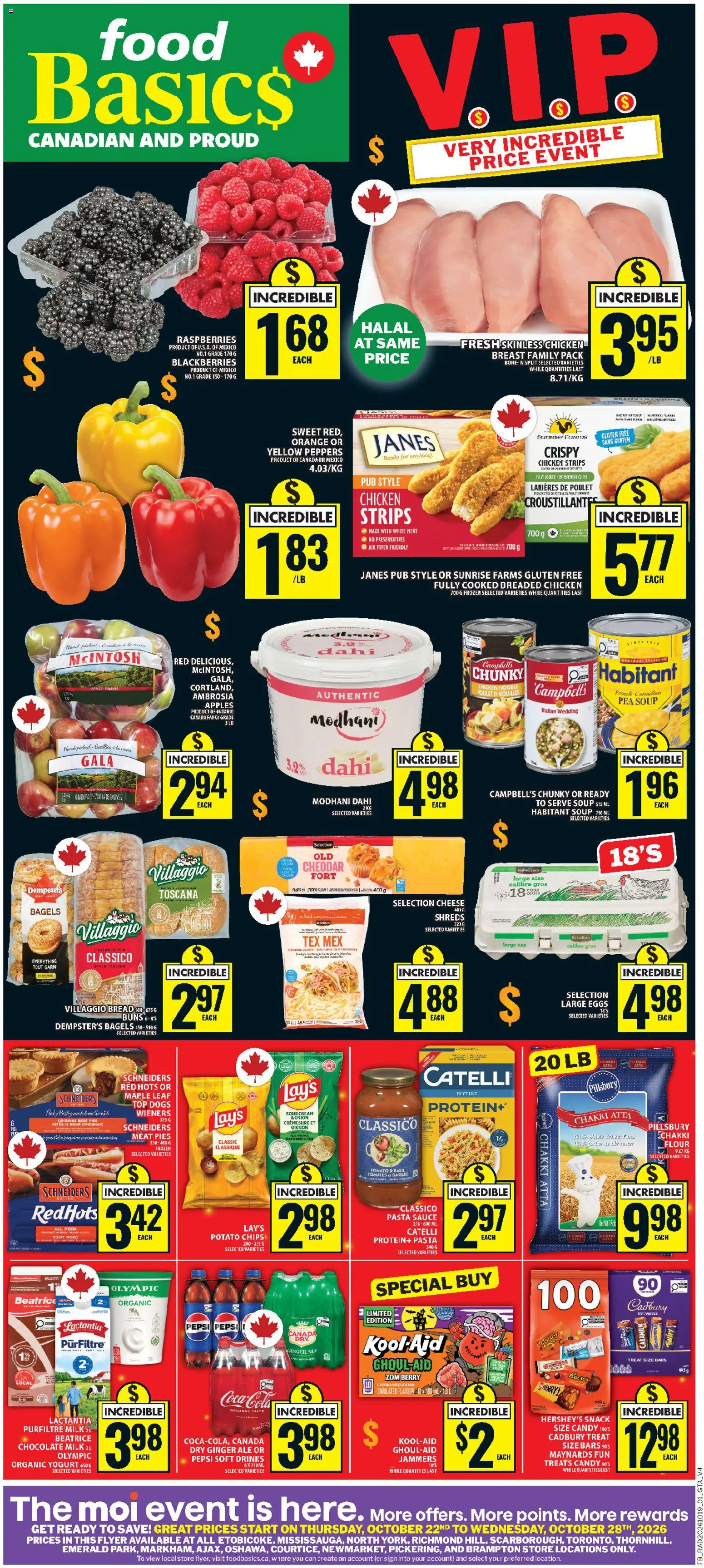 Food Basics flyer valid from Oct 22, 2026 | Page: 1