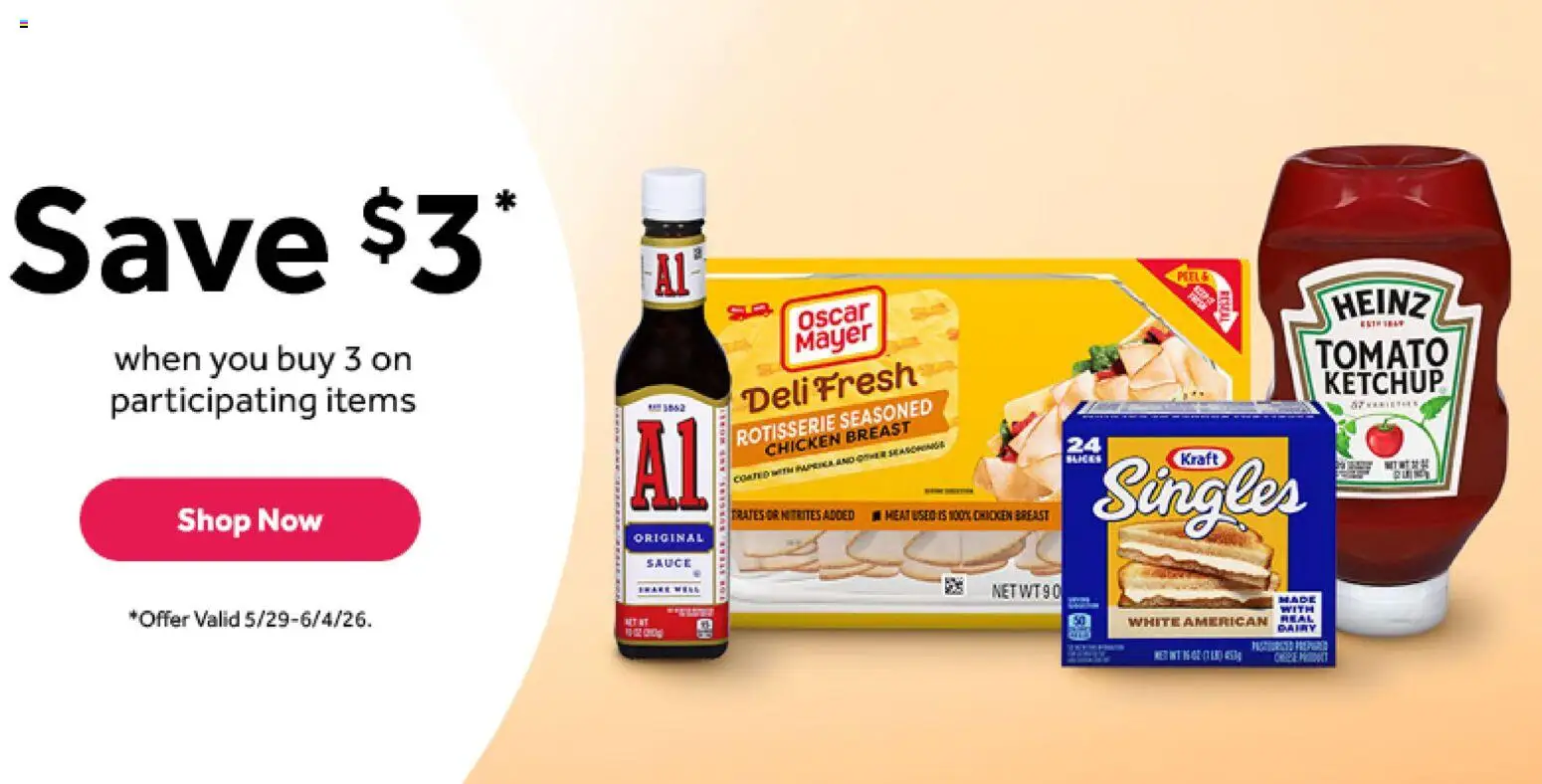 Stop & Shop Weekly Circular - NY - valid from 29.05.2026 | Page: 3 | Products: Ketchup, Sauce