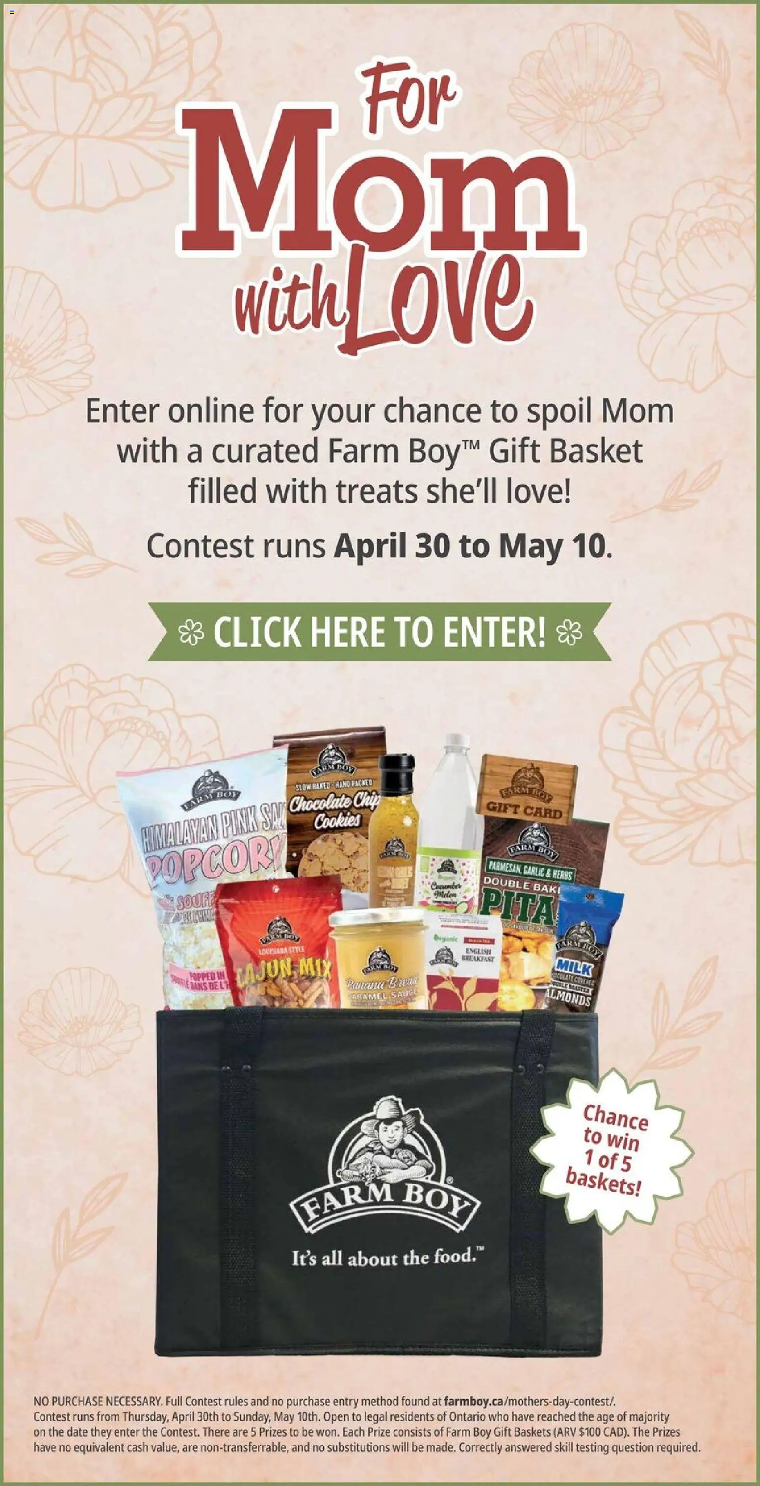 Farm Boy flyer valid from 30.04.2026 | Page: 10 | Products: Basket, Milk, Bread, Chocolate