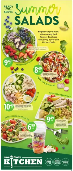 Preview of Save on foods weekly flyer / circulaire from shop Save on foods valid from Jul 23, 2026 | Page: 14