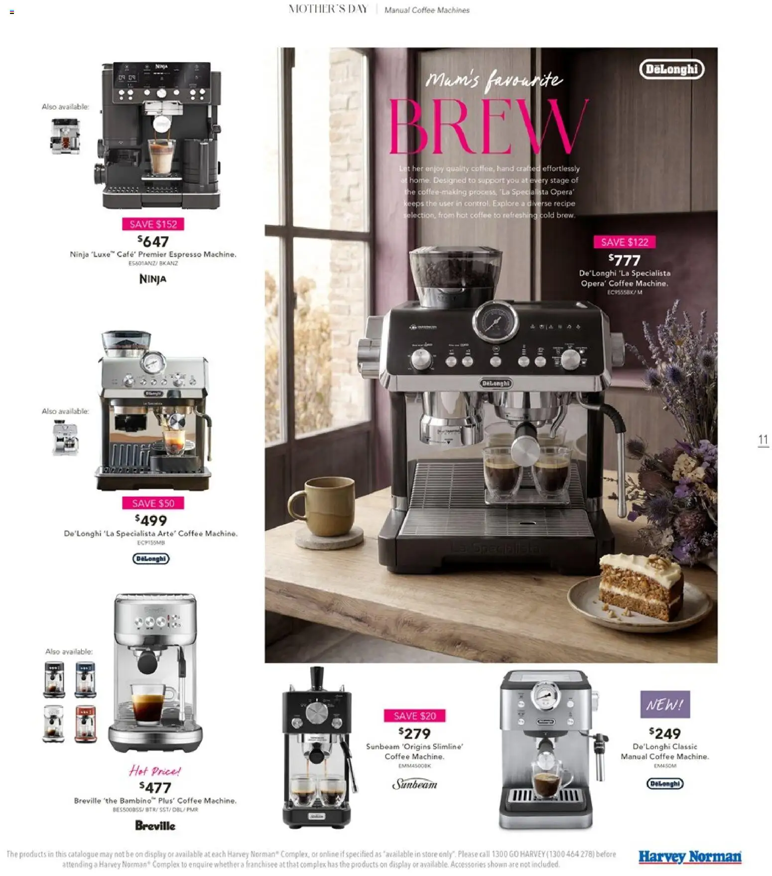 Harvey Norman catalogue - valid from 01.05.2026 | Page: 11 | Products: Coffee, Accessories
