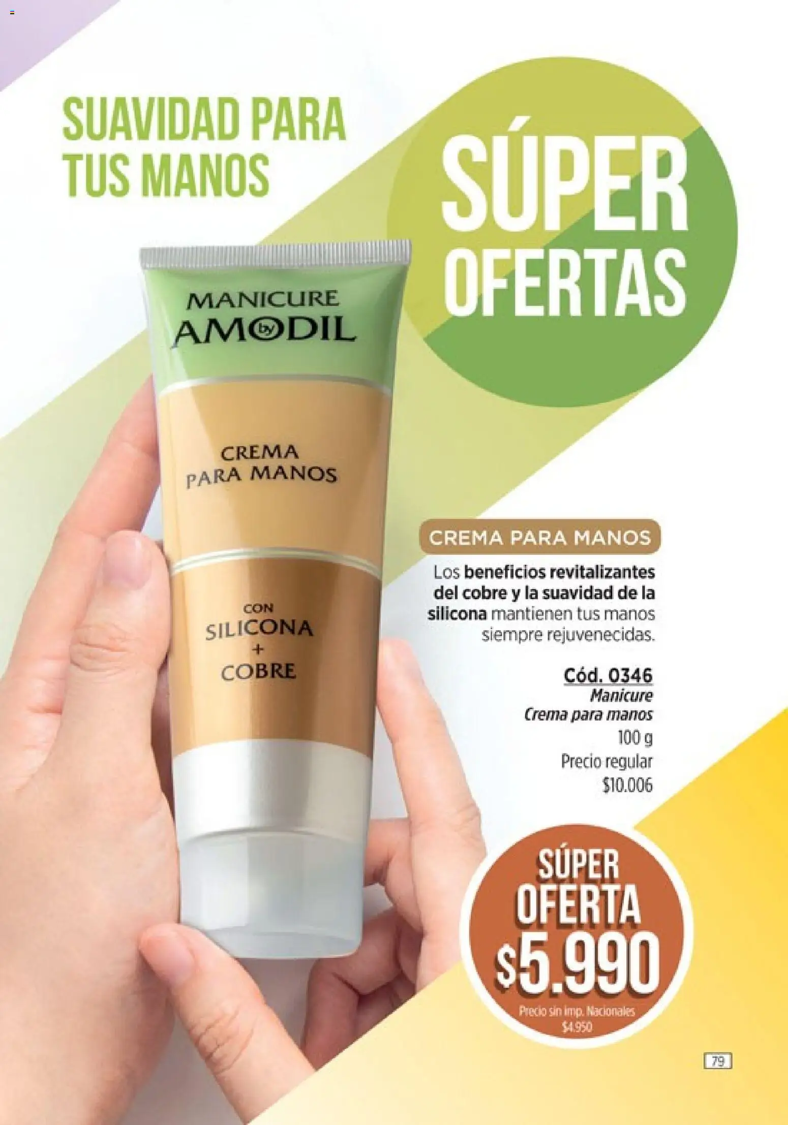 Catálogo Amodil Campaña 14 │ válido desde el 07/08/2026 | Página: 79 | Productos: Crema para manos, Crema