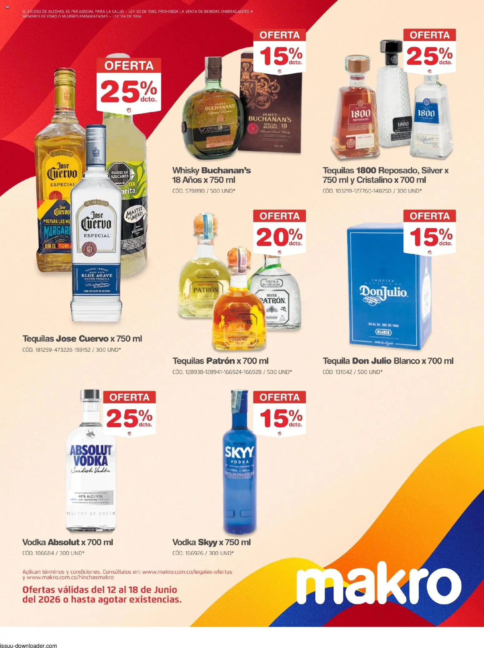 Makro revista - valida desde el 12.06.2026 | Página: 4 | Productos: Vodka, Whisky, Frutillas, Tintura