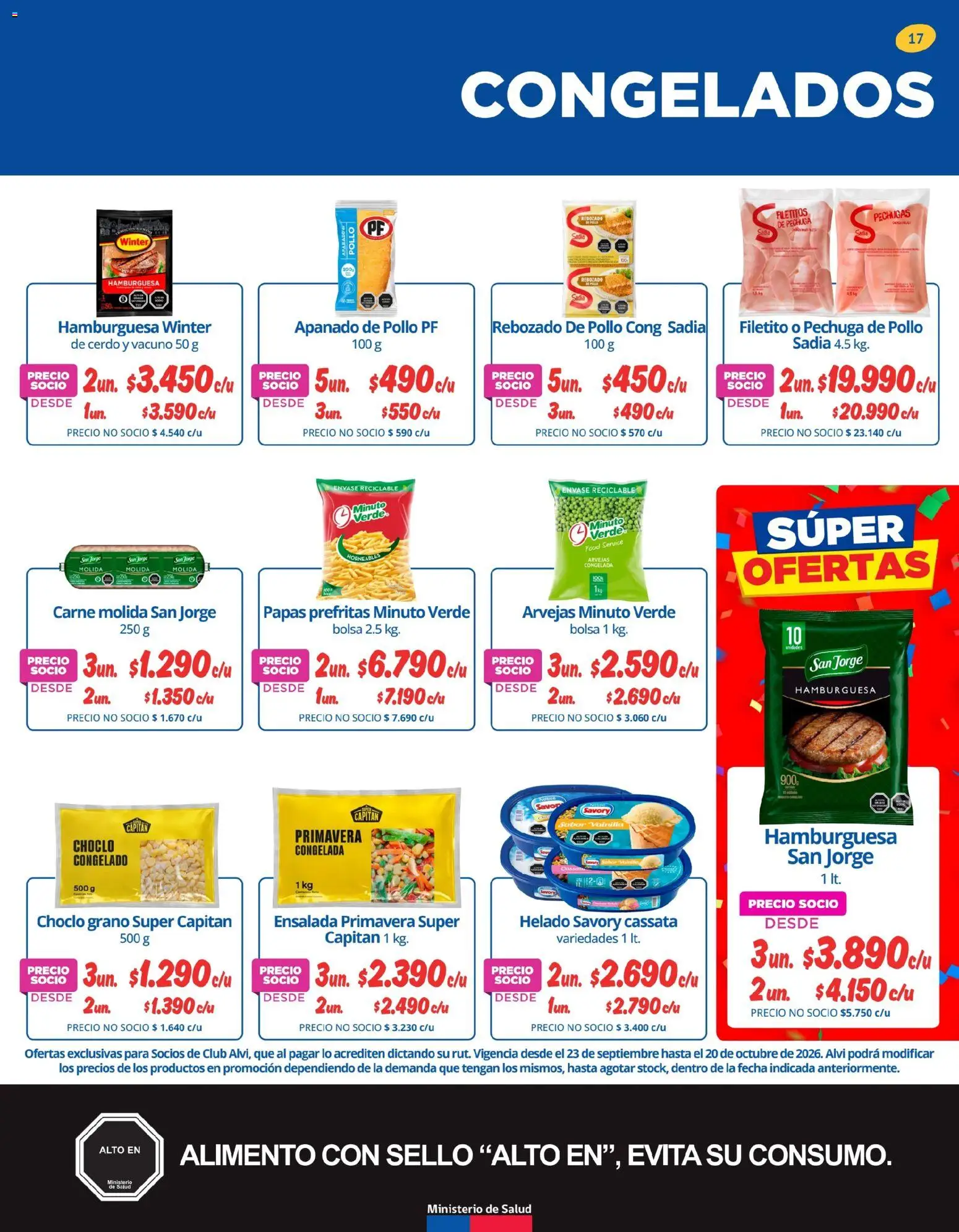 Alvi Ofertas │ válido desde el 21.09.2026 | Página: 17 | Productos: Bolsa, Vainilla, Choclo, Ensalada