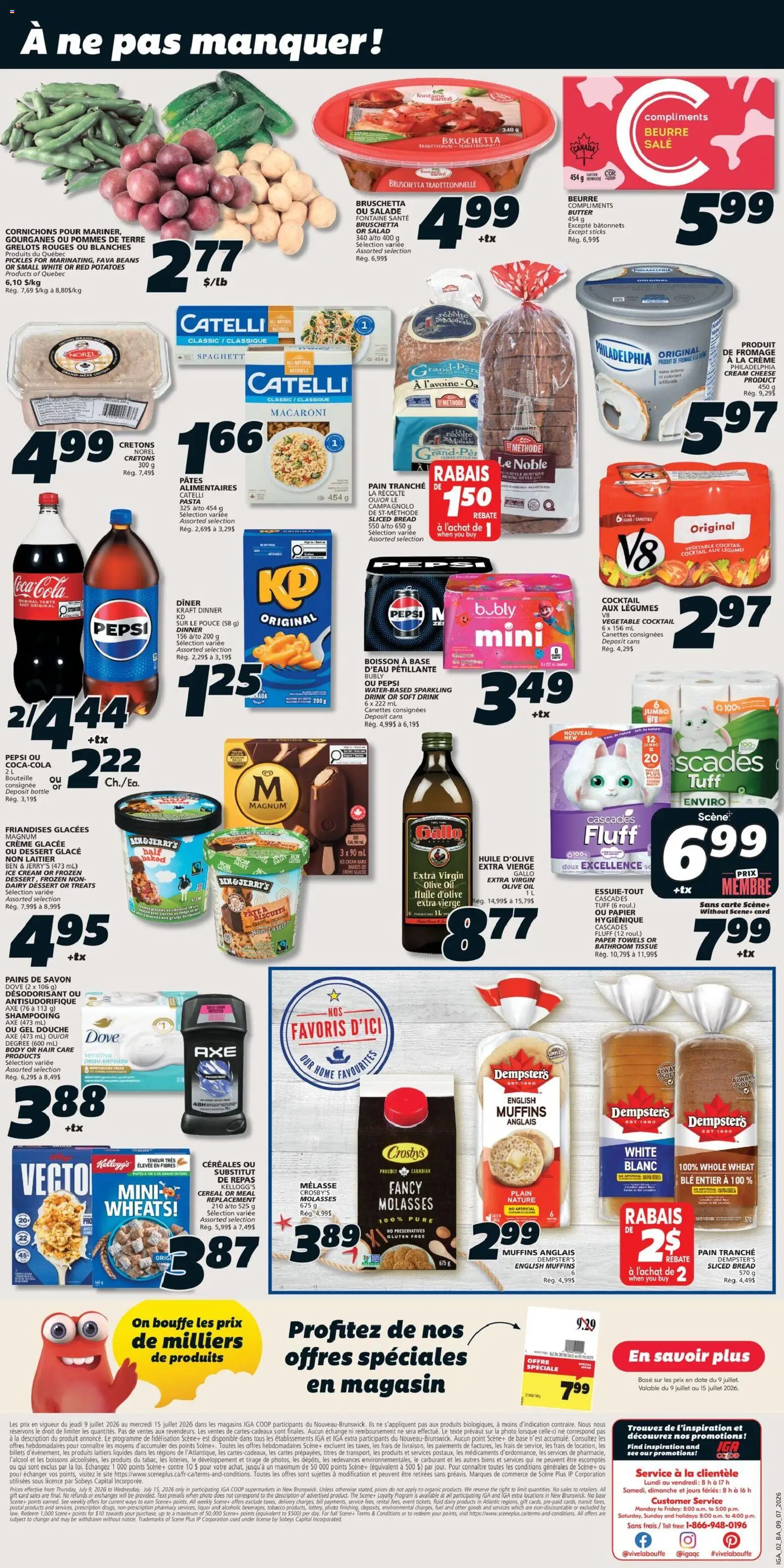 IGA flyer valid from Jul 9, 2026 | Page: 2