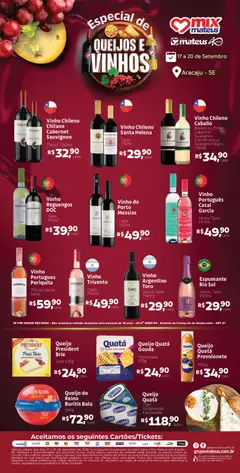 Mateus ofertas Queijos e Vinhos - Pré-Visualização do folheto da loja Mateus, válido de 17/09/2026