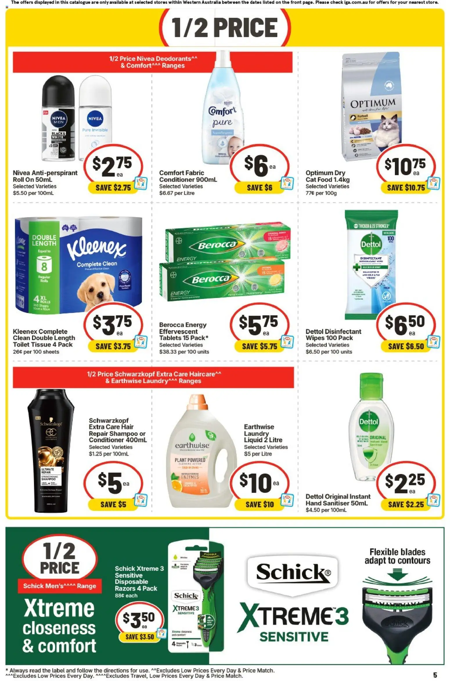 IGA catalogue - valid from 16/09/2026 | Page: 6 | Products: Food, Toilet, Hand sanitiser, Tablets