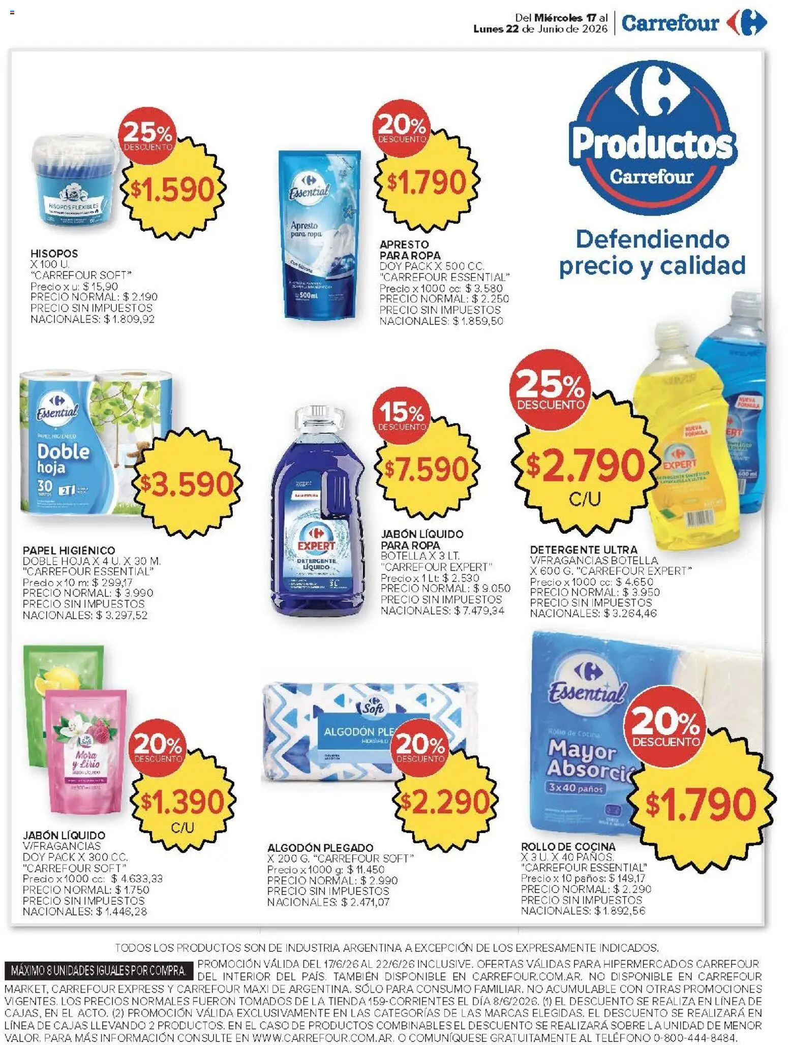 Carrefour - Carrefour Hiper │ válido desde el 17.06.2026 | Página: 19 | Productos: Teléfono, Cocina, Sobre, Jabón